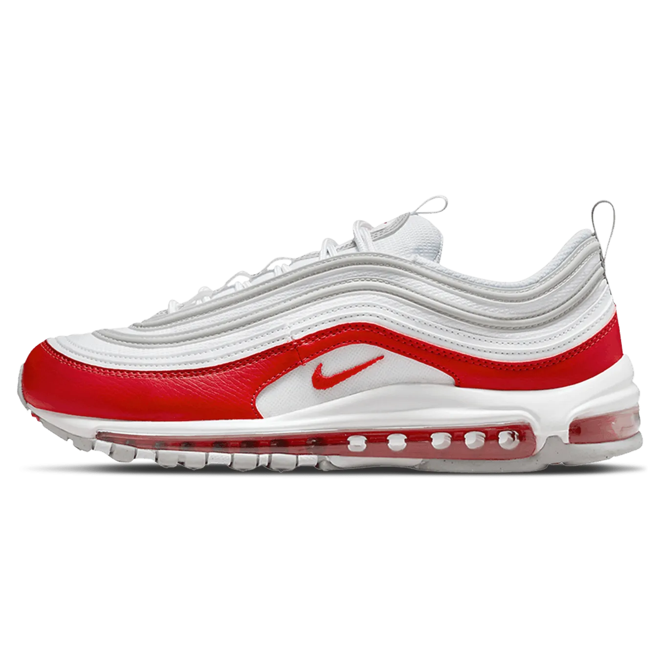 Nike Air Max 97 'White University Red' nike air max 97 sleek running shoes with air unit