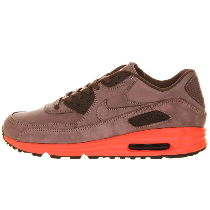 Nike Air Max Lunar 90 Prm Mahogany Bright Crimson QS nike air max 90 lightweight athletic sneakers
