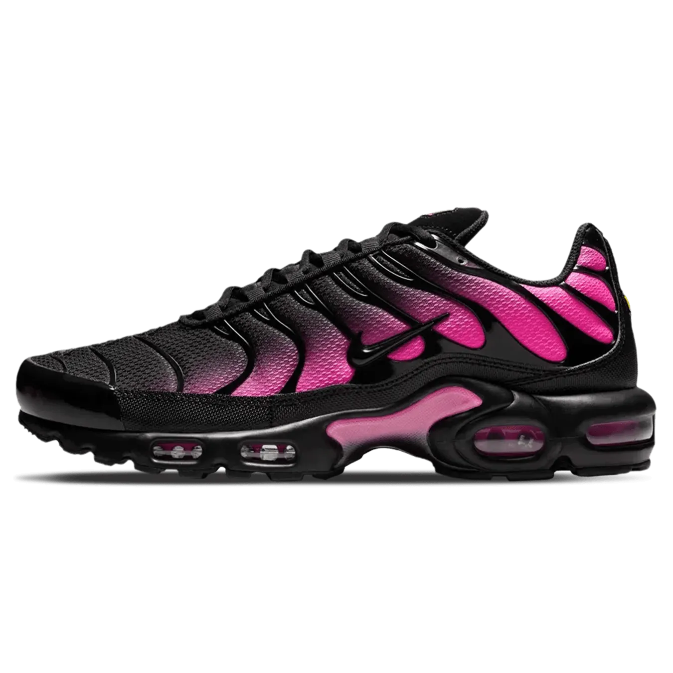 Nike Air Max Plus 'Black Laser Fuchsia' Nike Air Max lifestyle sneakers with sport details