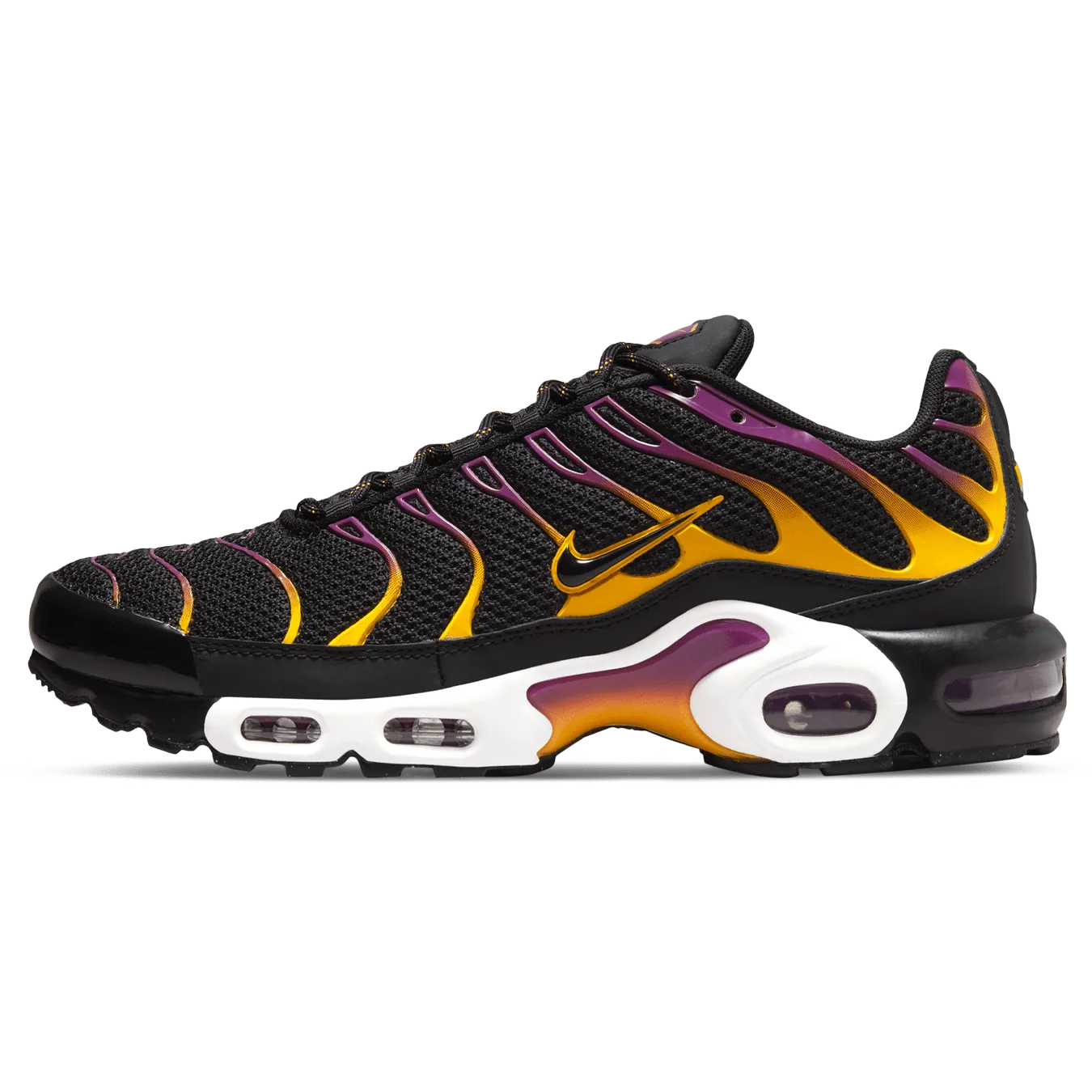 Nike Air Max Plus 'Black University Gold Viotech' nike tuned air athletic running shoes