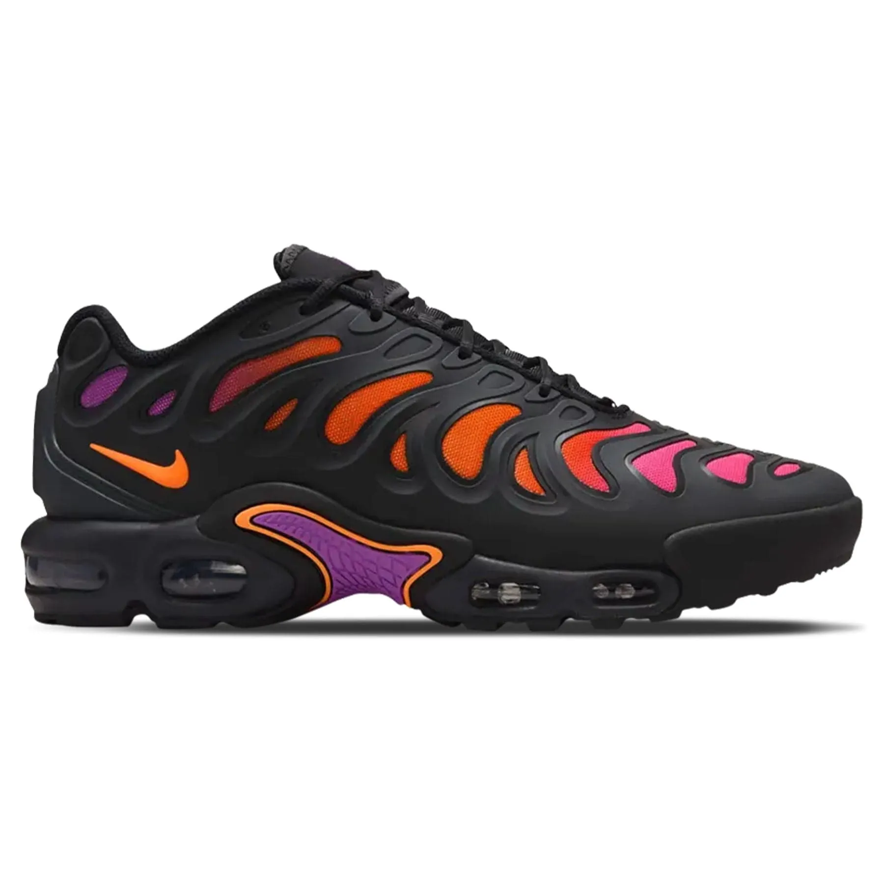 Nike Air Max Plus Drift 'Black Vivid Purple Total Orange' Tuned sneakers