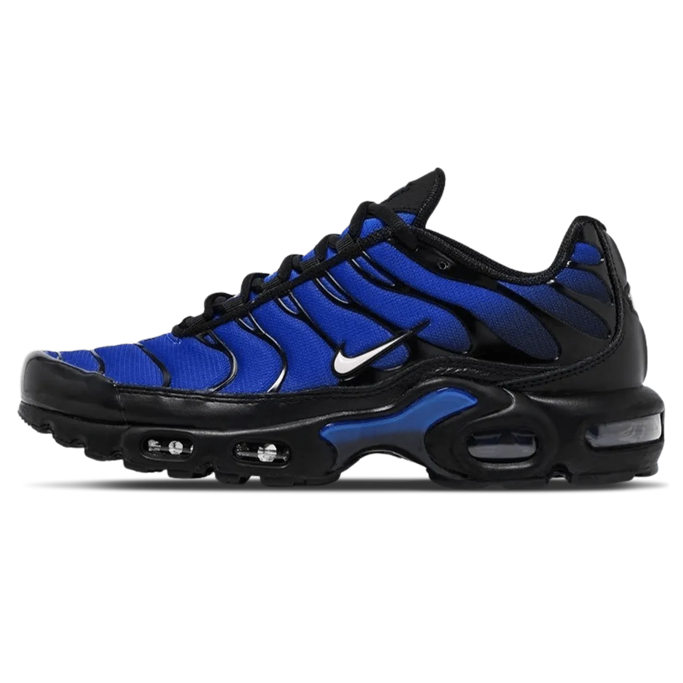 Nike Air Max Plus Premium 'Black Racer Blue' nike tuned air athletic running shoes