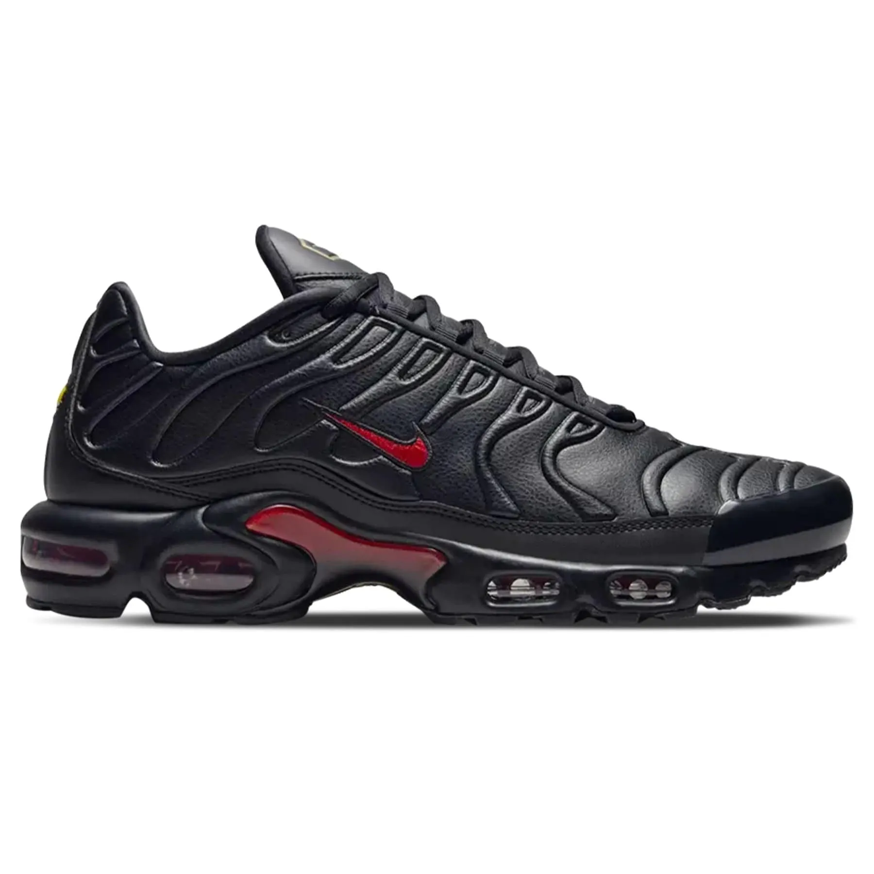 Nike Air Max Plus Premium 'Black University Red' Tuned sneakers
