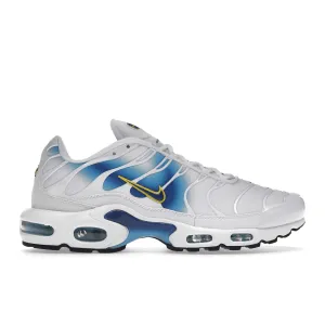 Nike Air Max Plus Spray Paint Swoosh White Blue nike tn air max plus iconic street style