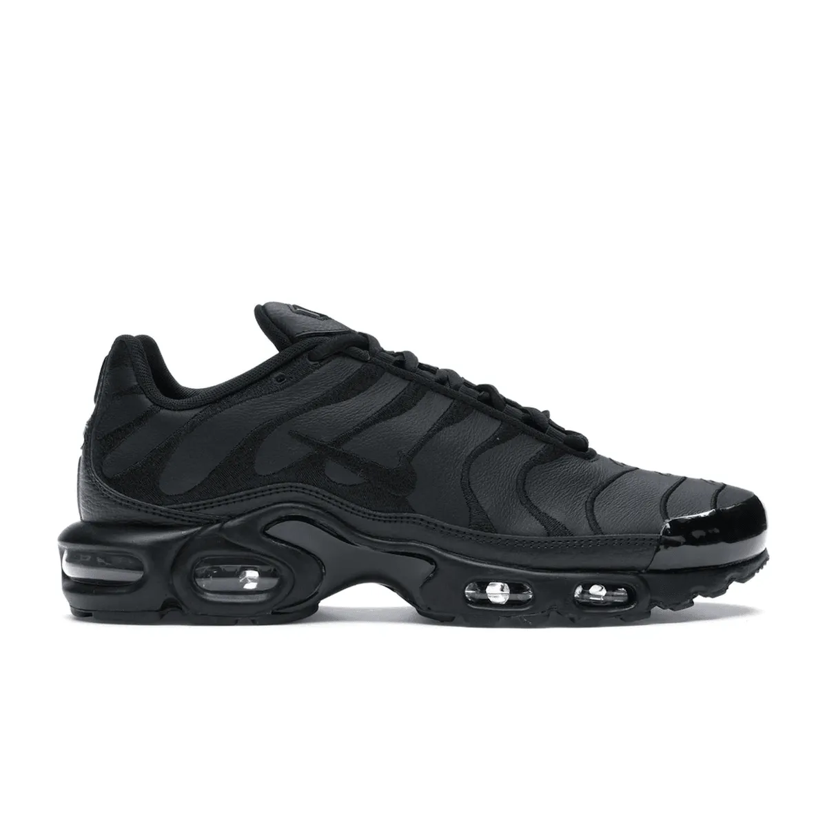 Nike Air Max Plus Triple Black Leather nike tn air max plus iconic street style