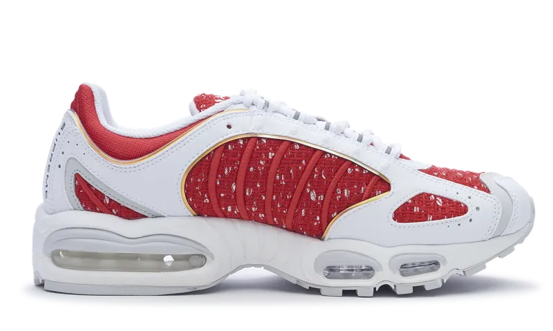 Nike Air Max Tailwind 4 x Supreme White Red (AT3854-100) Men's Size 8-12 Shoes Air Max series