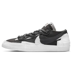 Nike Blazer Low x Sacai 'Iron Grey' nike sacai collaboration stylish sneakers
