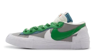 Nike Blazer Low x Sacai White Grey Classic Green (DD1877-001) Men Size 6-12 nike x sacai unique fashion-forward sneakers