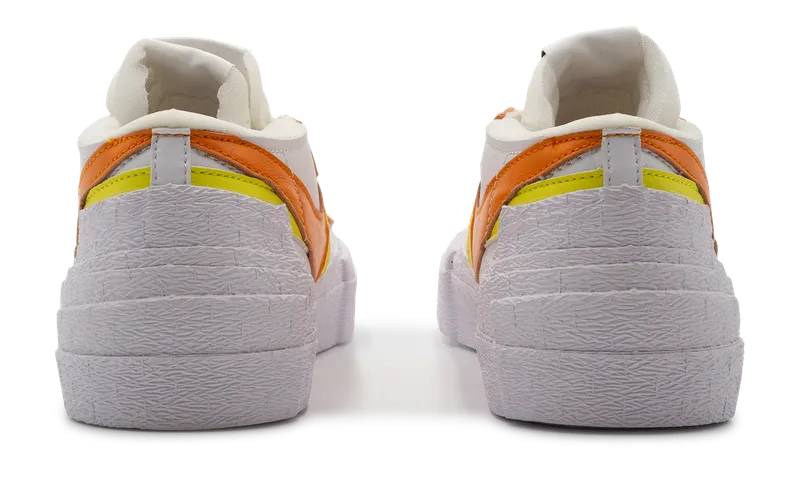 Nike Blazer Low x Sacai White Magma Orange (DD1877-100) Men Size 6-13 Sacai collaboration