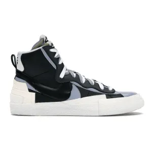 Nike Blazer Mid sacai Black Grey nike x sacai innovative hybrid design shoes