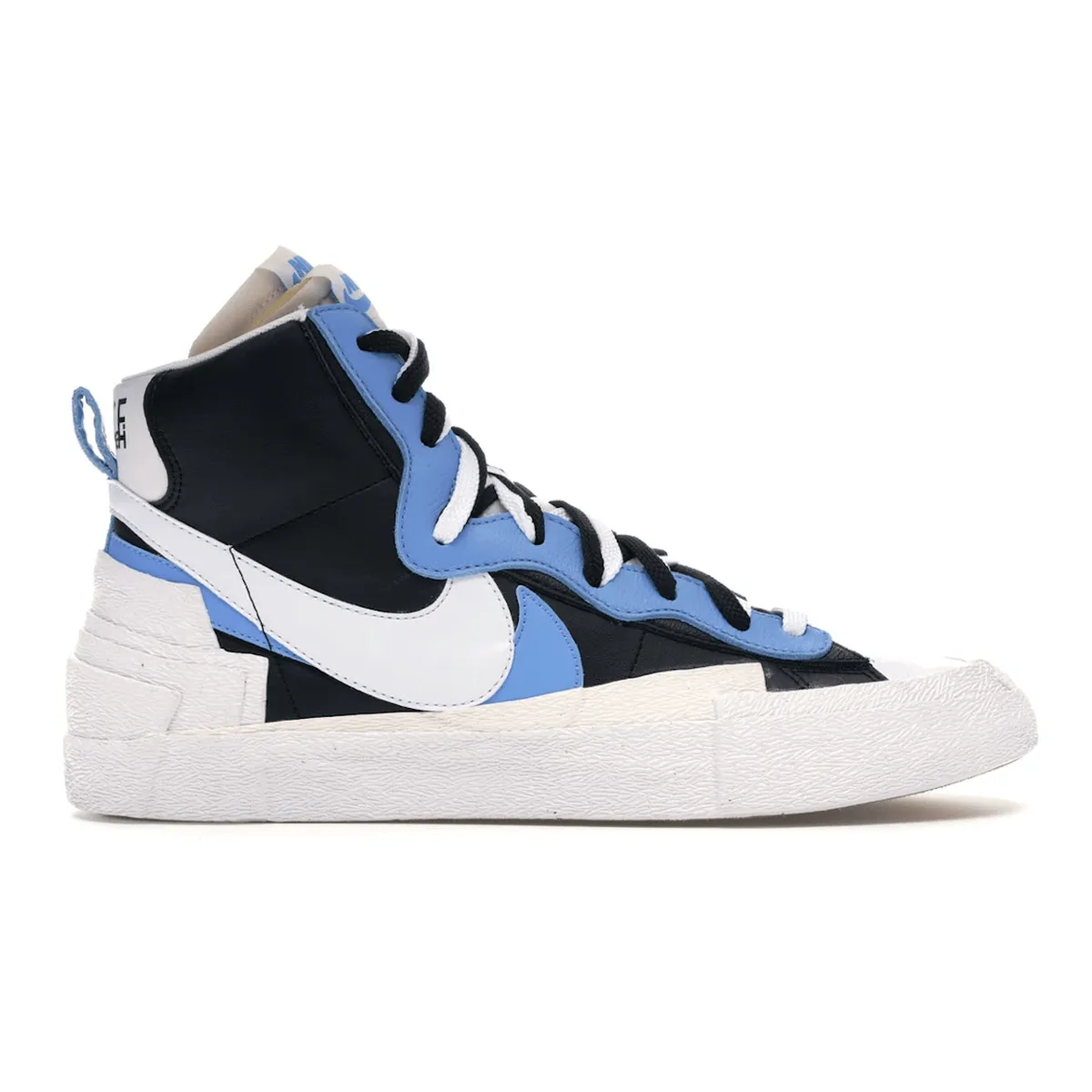 Nike Blazer Mid sacai White Black Legend Blue nike x sacai innovative hybrid design shoes