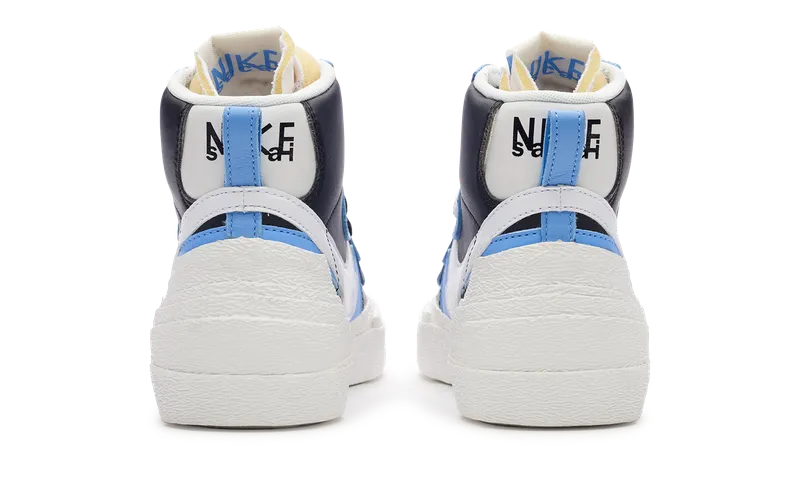 Nike Blazer Mid sacai White Black Legend Blue Sacai collaboration