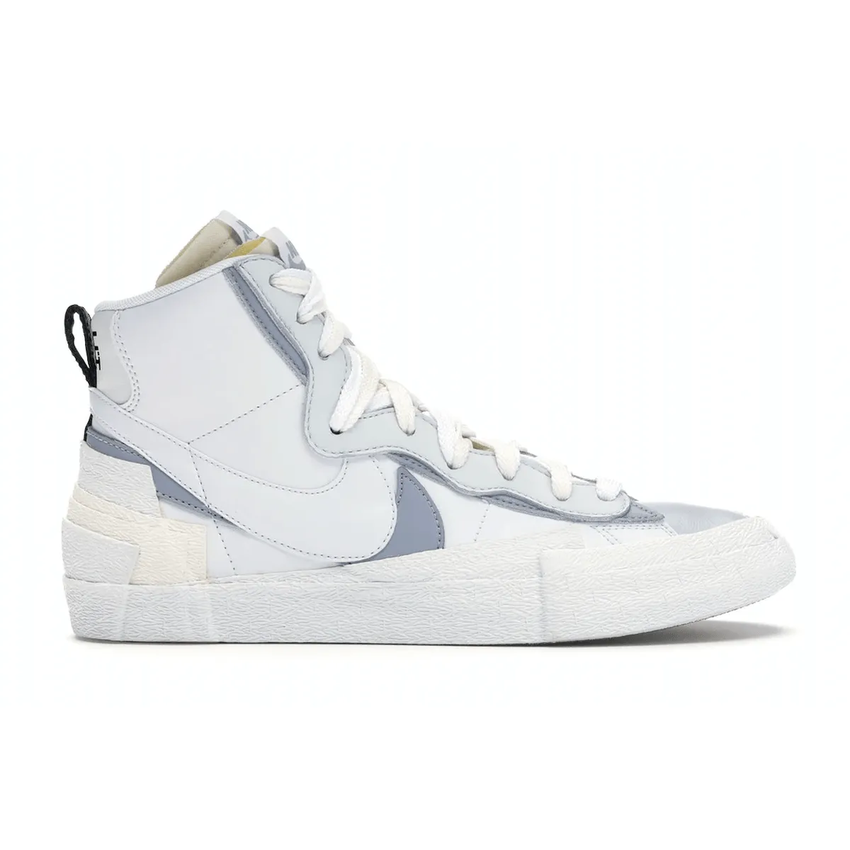 Nike Blazer Mid sacai White Grey nike x sacai innovative hybrid design shoes