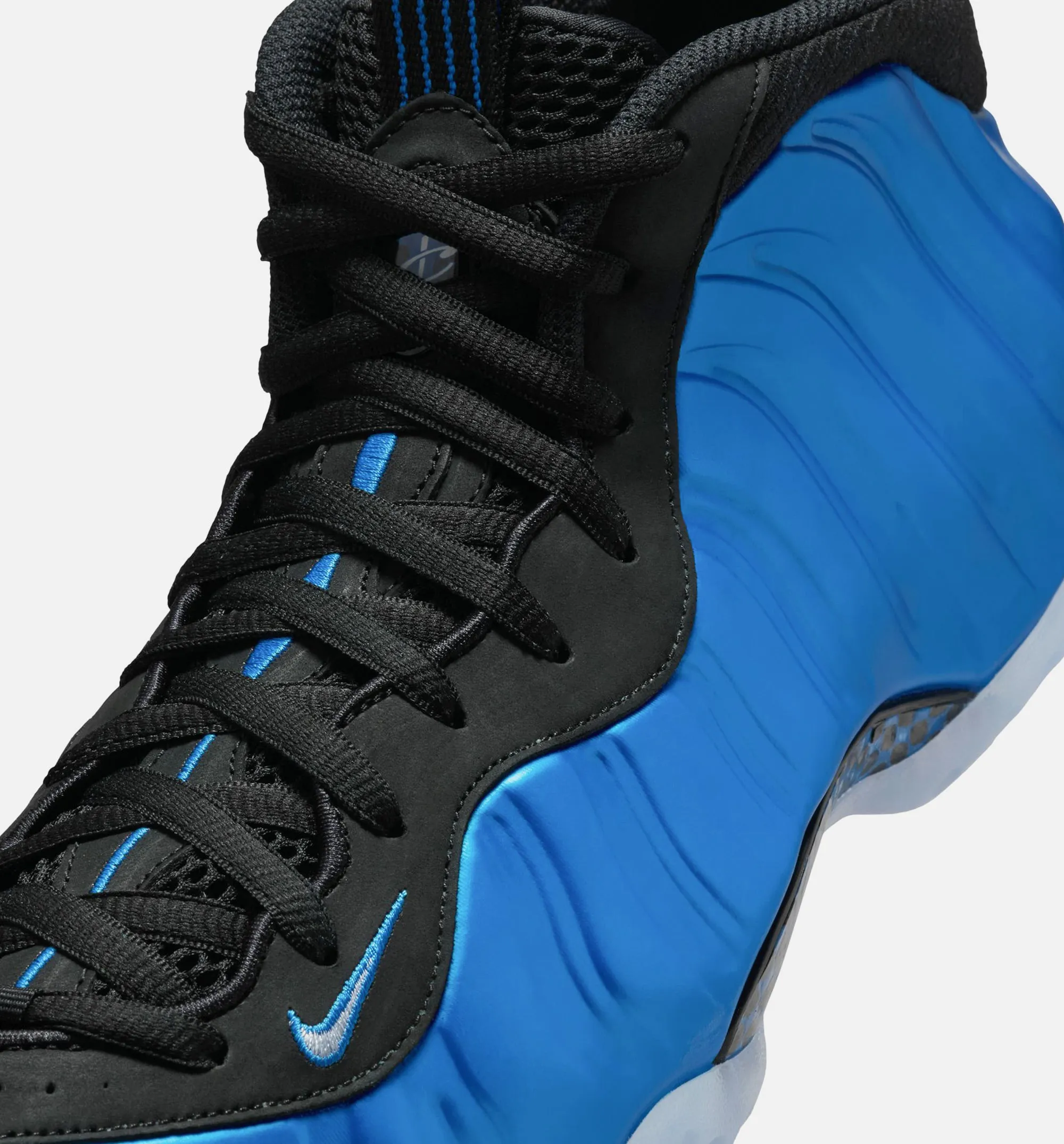 Nike Clothing Air Foamposite International Blue Mens Lifestyle Shoe - Neon Royal/White/Black/Clear Free Shipping