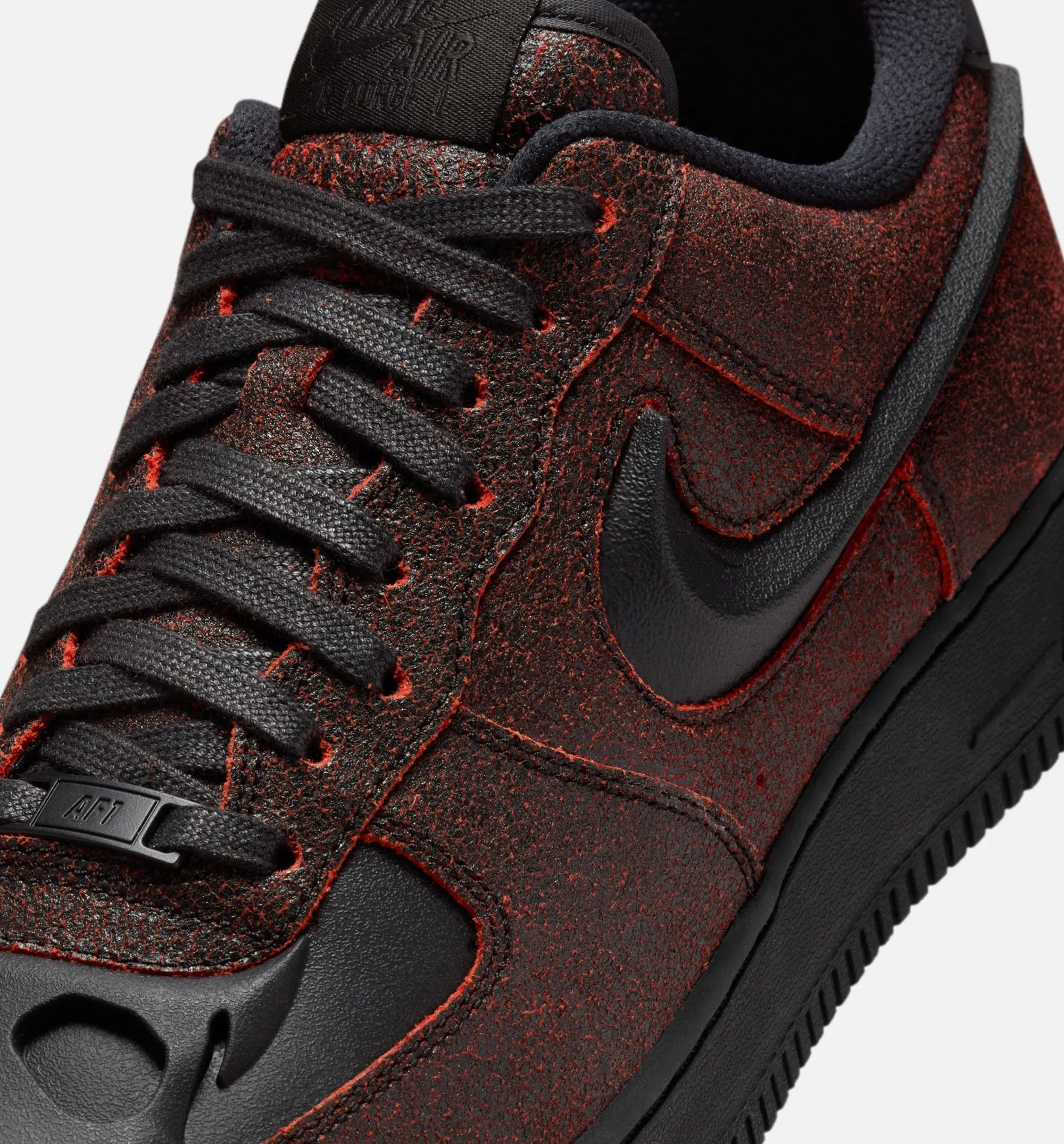 Nike Clothing Air Force 1 Low Halloween Mens Lifestyle Shoe - Black/Crimson