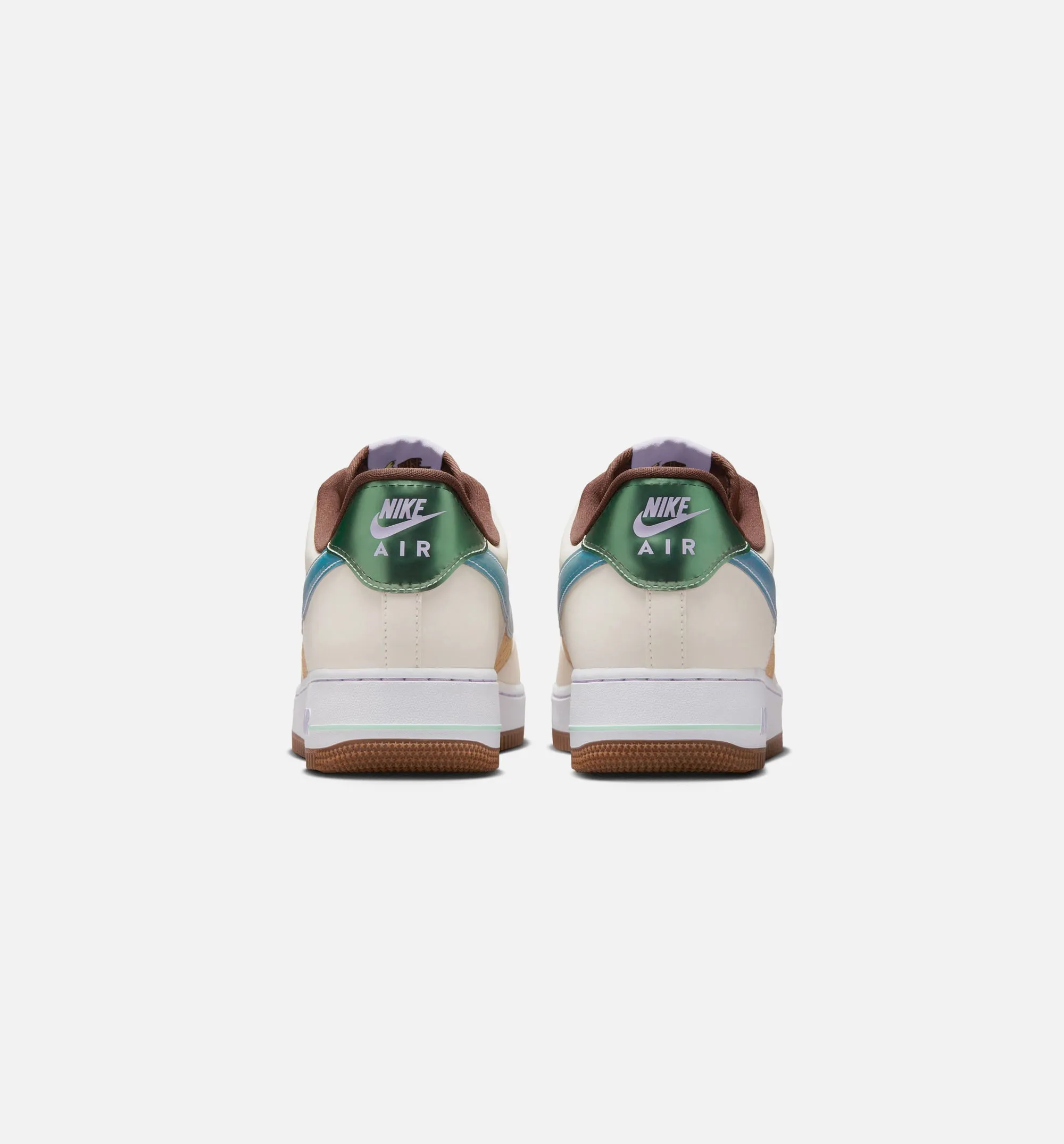 Nike Clothing Air Force 1 Retro Sesame and White Mens Lifestyle Shoe - Summit White/Glacier Blue/Mint Foam