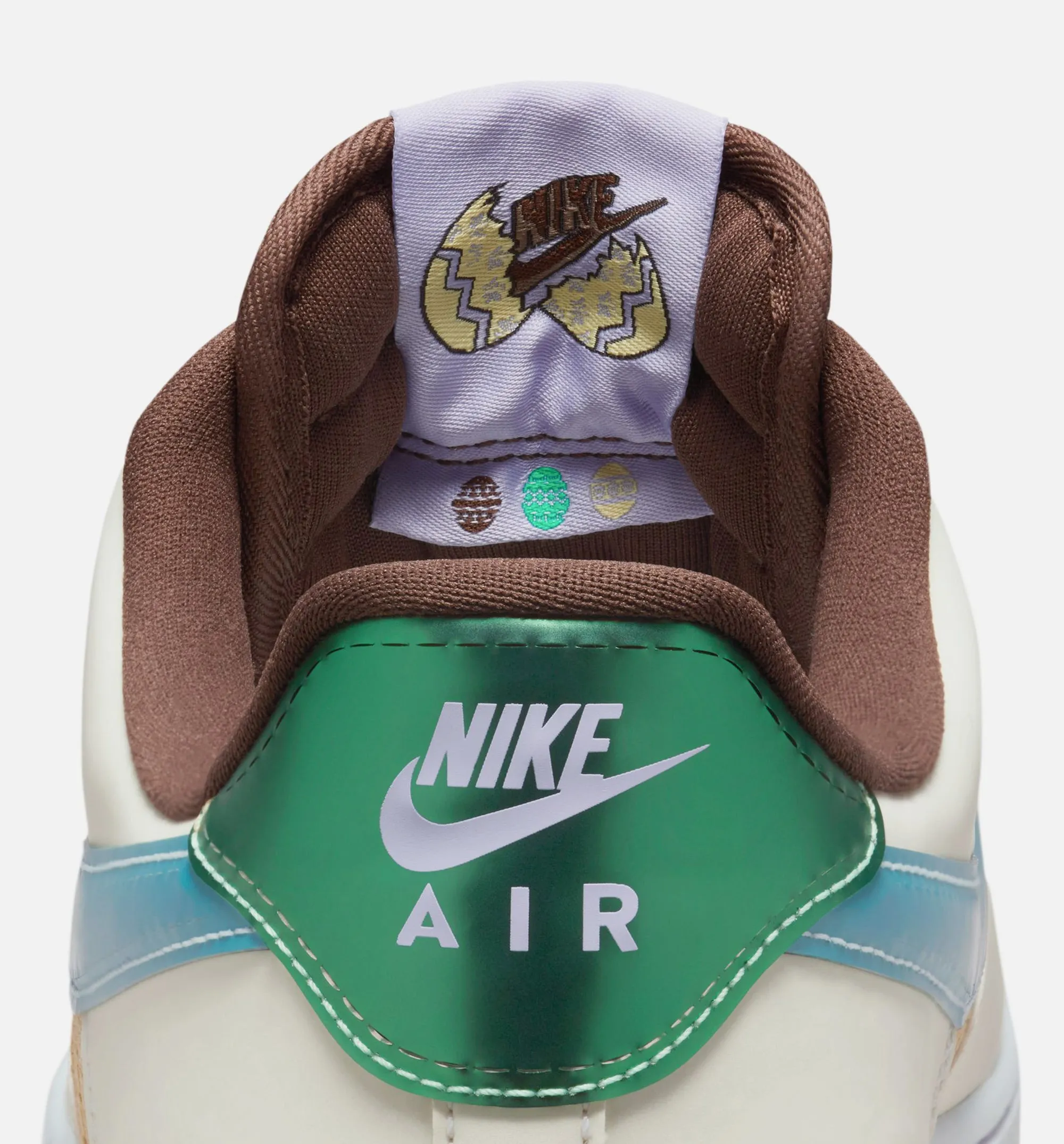 Nike Clothing Air Force 1 Retro Sesame and White Mens Lifestyle Shoe - Summit White/Glacier Blue/Mint Foam