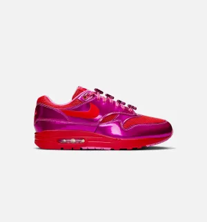 Nike Clothing Air Max 1 Premium Mens Lifestyle Shoe - Playful Pink/University Red