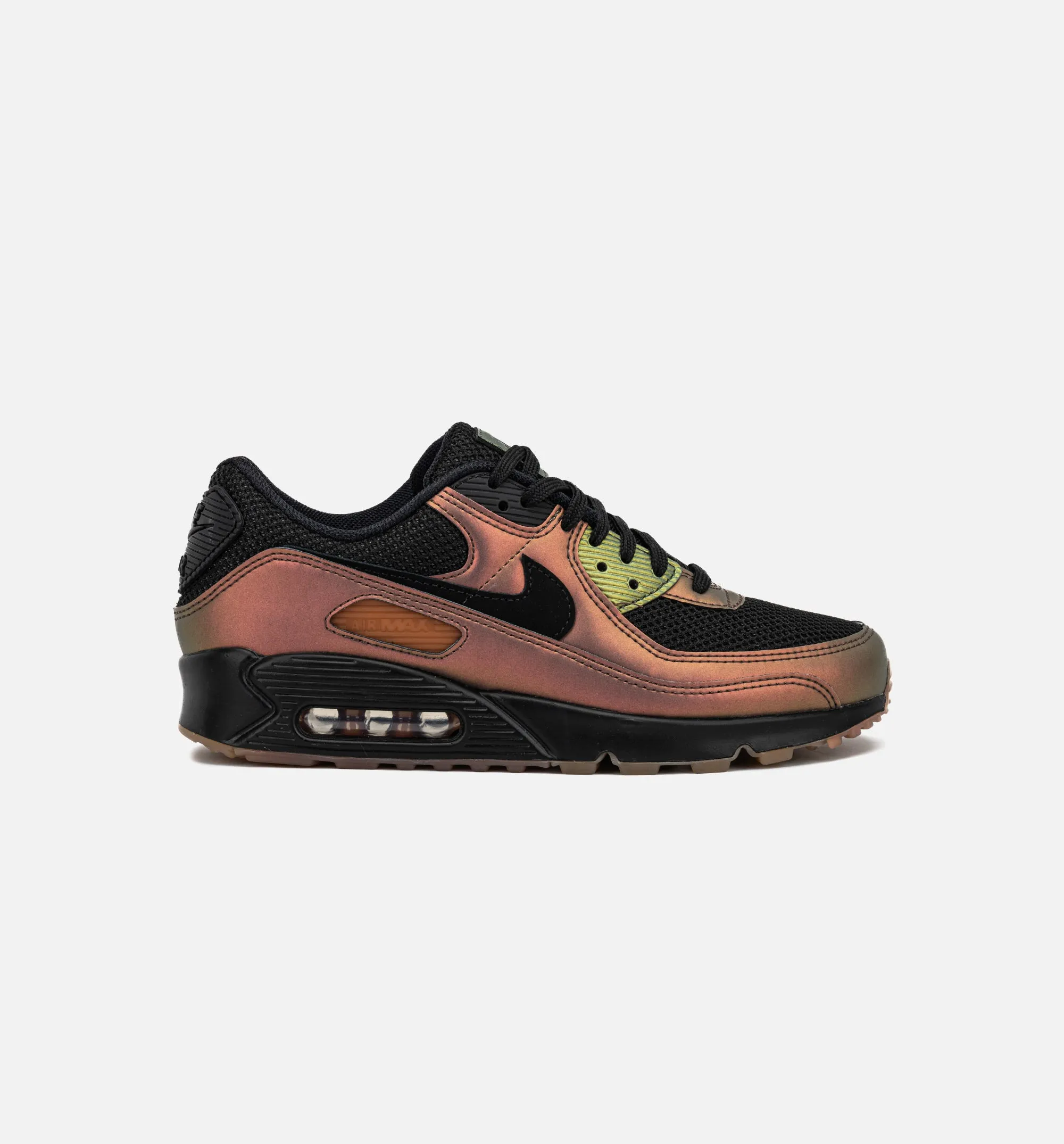 Nike Clothing Air Max 90 Russet Mens Lifestyle Shoe - Black/Black/Dark Russet