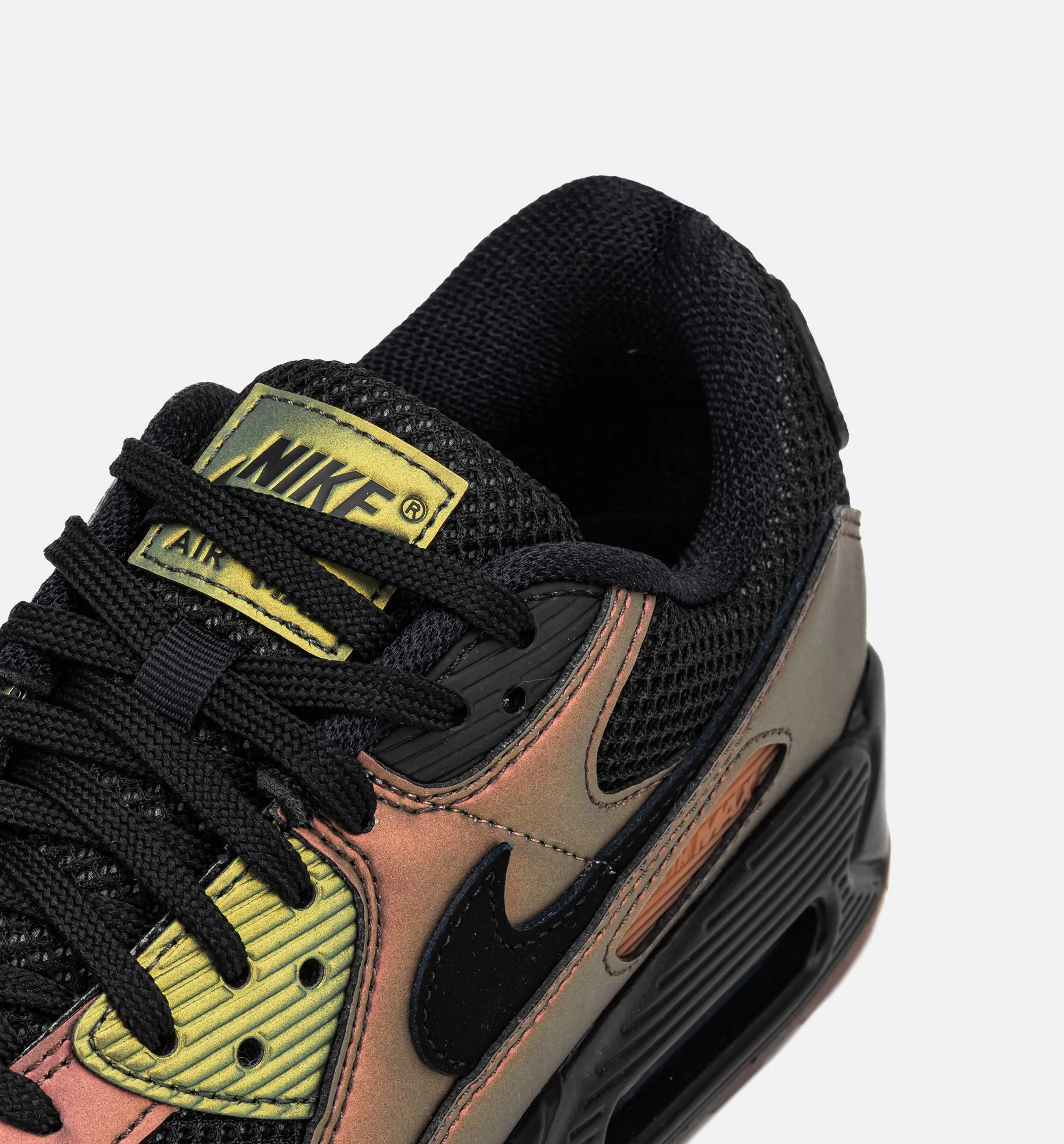Nike Clothing Air Max 90 Russet Mens Lifestyle Shoe - Black/Black/Dark Russet