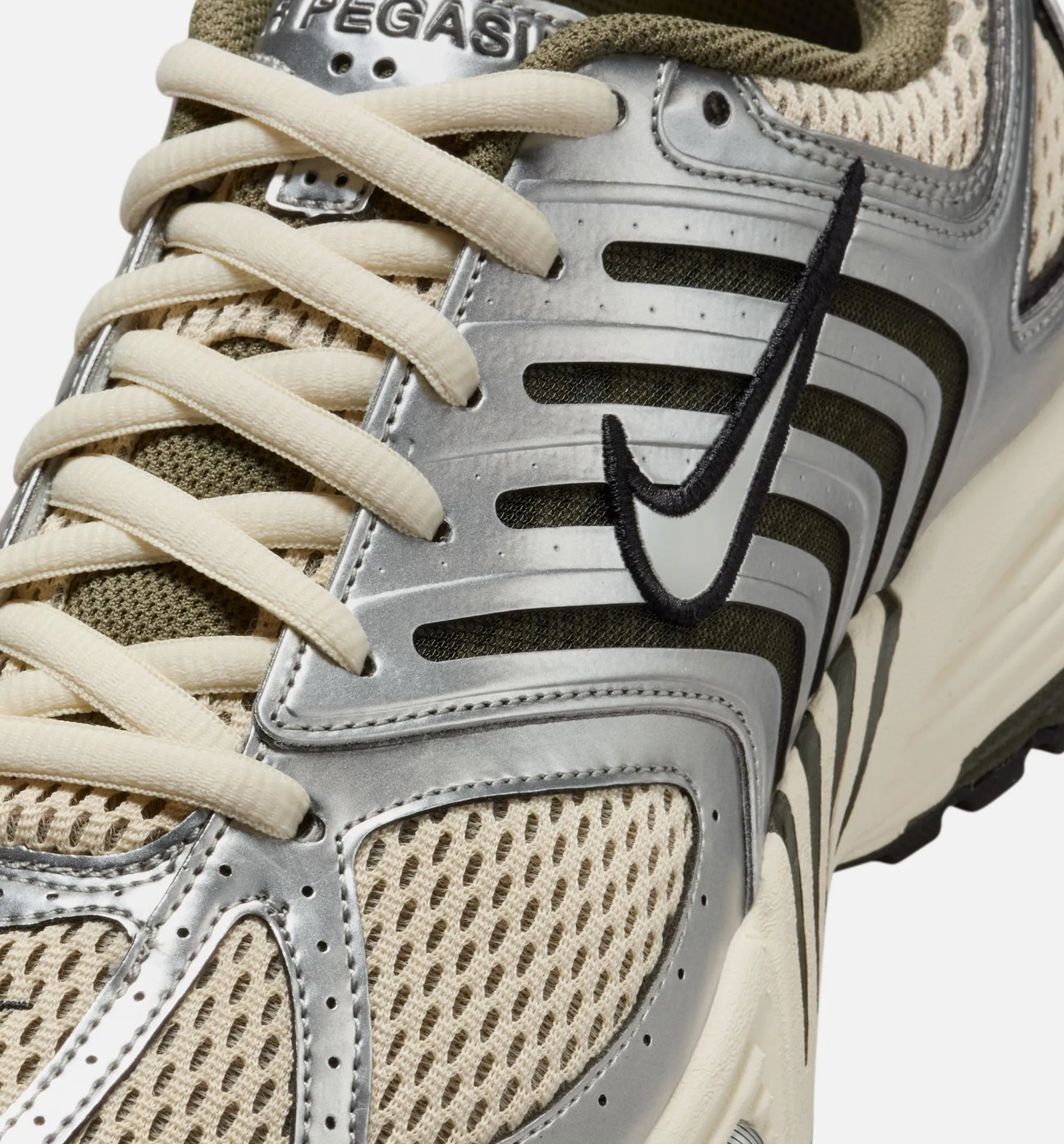 Nike Clothing Air Pegasus 2005 Mens Lifesyle Shoe - Light Khaki/Metallic Silver