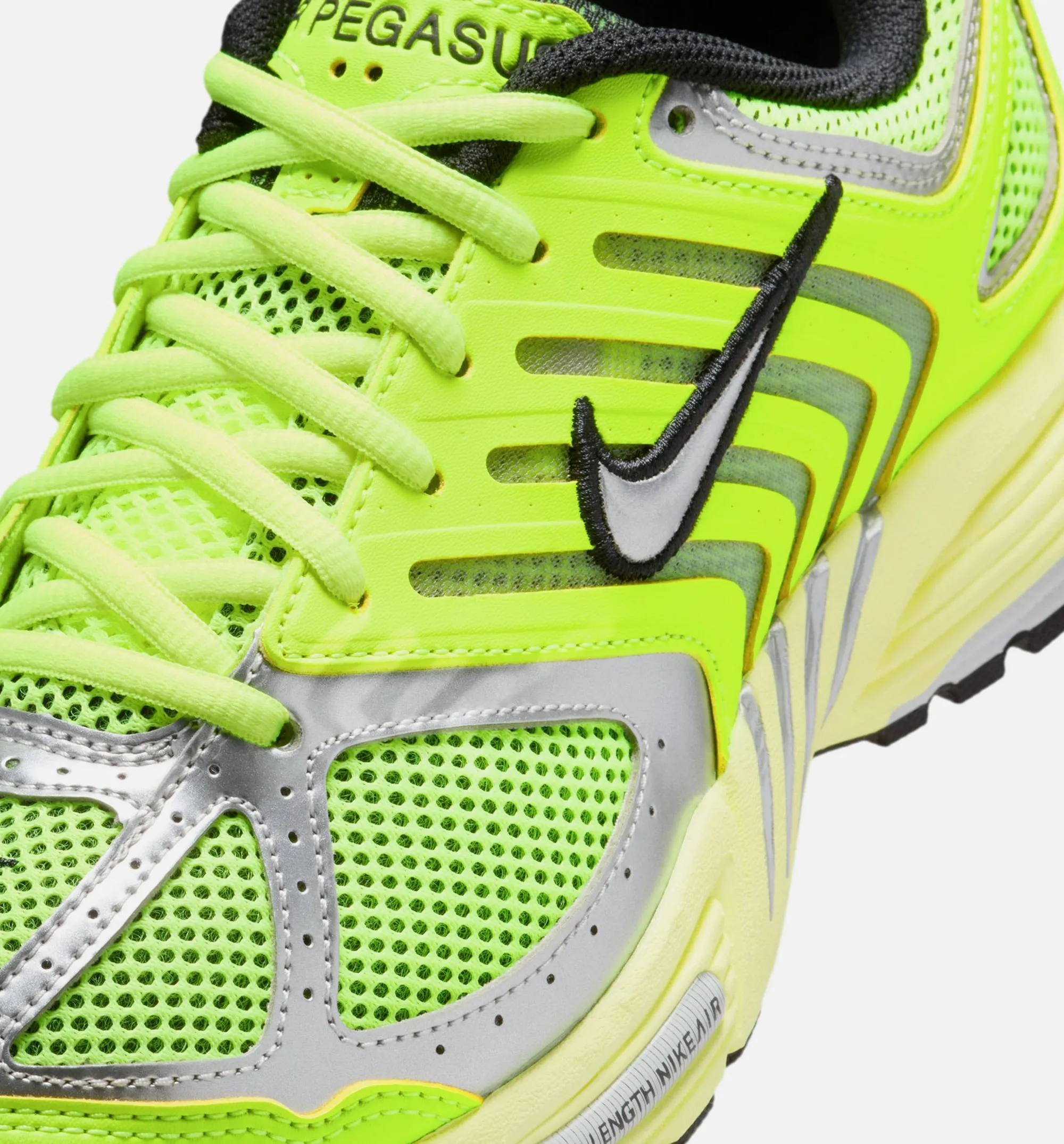 Nike Clothing Air Pegasus 2025 Womens Lifestyle Shoe - Volt/Metallic Silver/Black/Pure Platinum