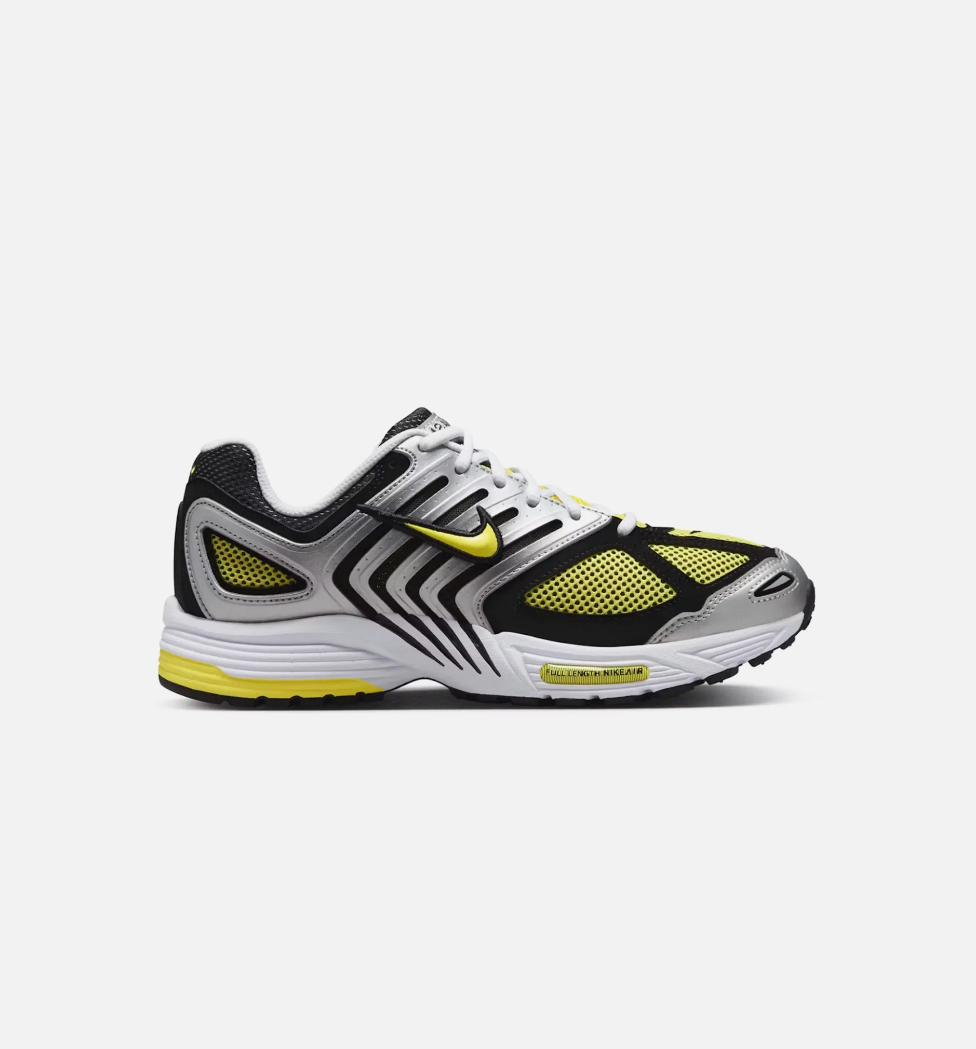 Nike Clothing Air Pegasus 2K5 Metallic Silver and Opti Yellow Womens Lifestyle Shoe - Metallic Silver/Opti Yellow