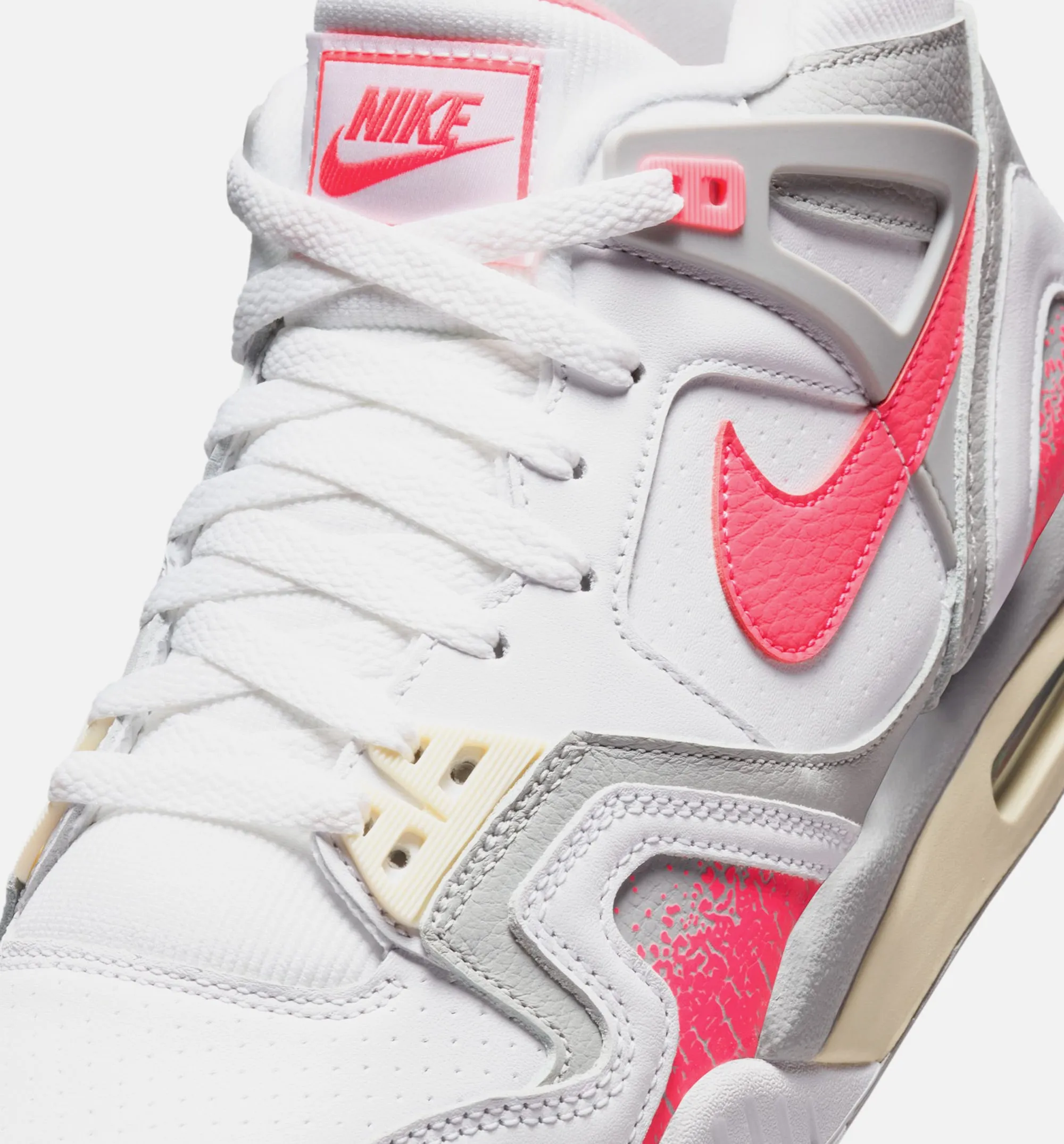 Nike Clothing Air Tech Challenge 2 Racer Pink Mens Lifestyle Shoe - White/Racer Pink/Smoke Grey