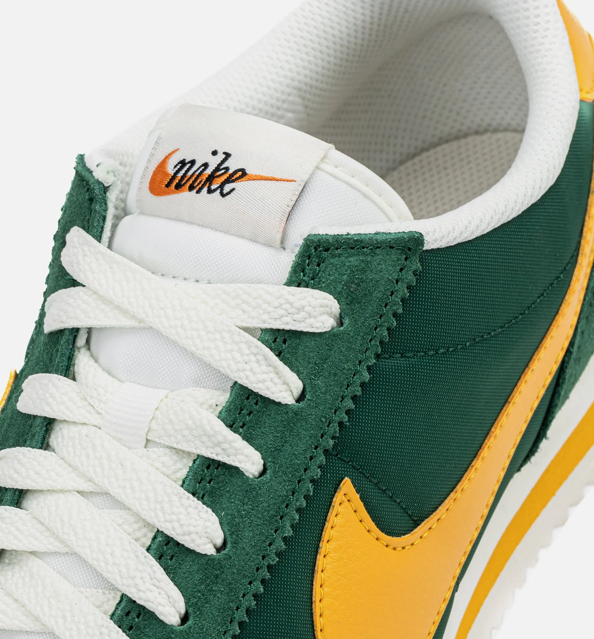 Nike Clothing Cortez Gorge Green and Yellow Ochre Mens Lifestyle Shoe - Gorge Green/Yellow Ochre/Sail