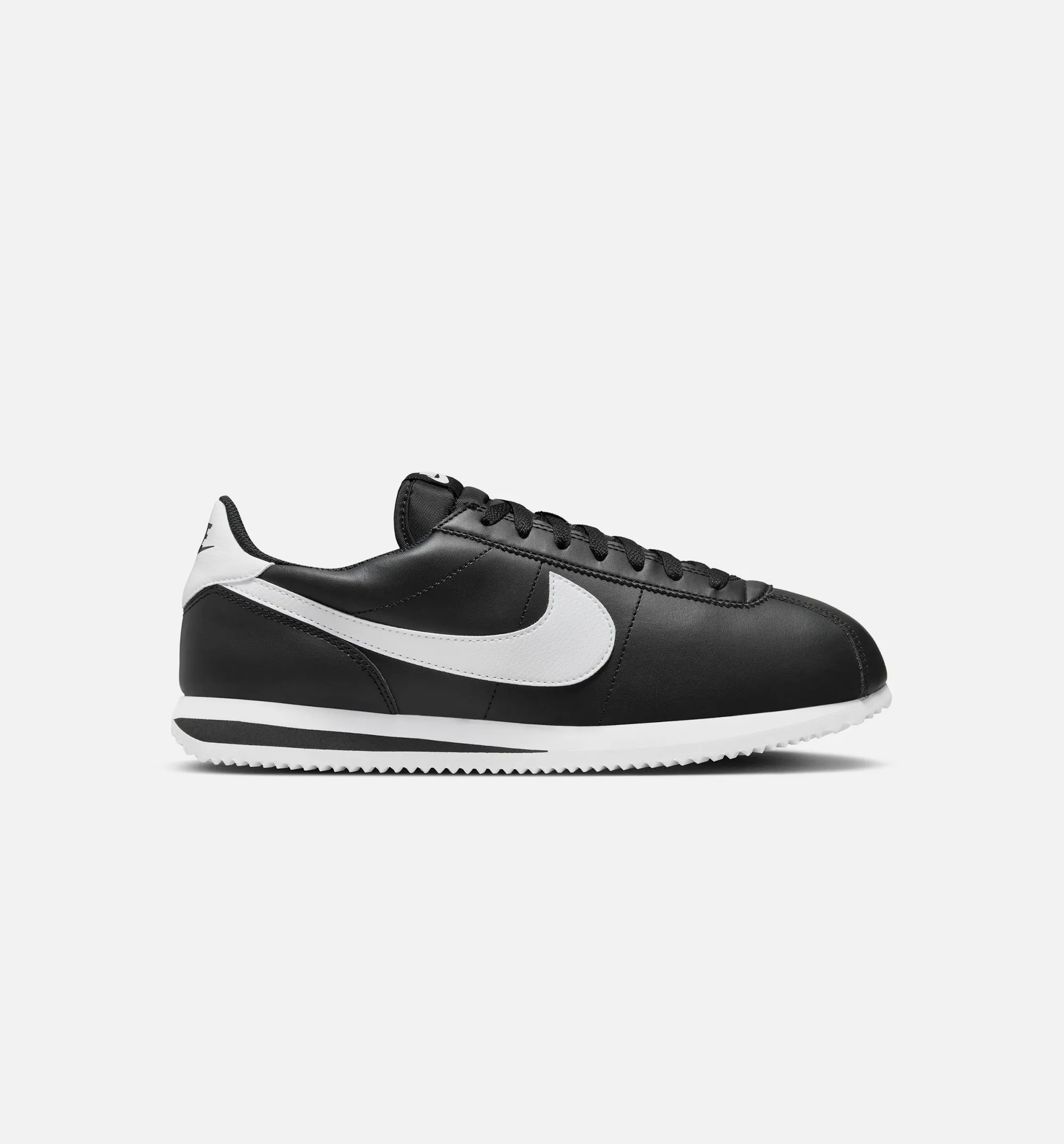 Nike Clothing Cortez Leather Mens Lifestyle Shoe - Black/White