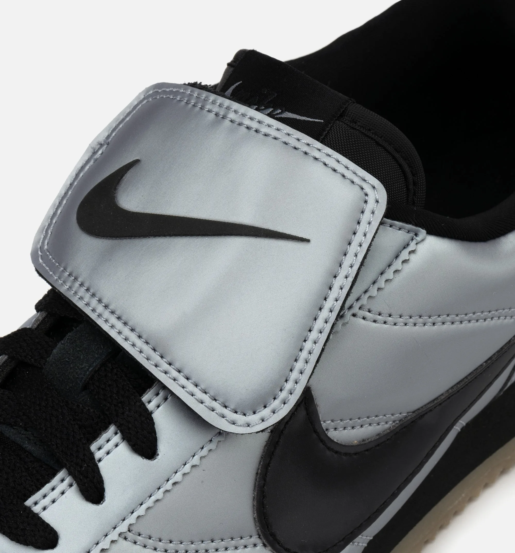 Nike Clothing Cortez Leather SE Tiempo Pack Mens Lifestyle Shoe - Metallic Cool Grey/Black/Gum Dark Brown