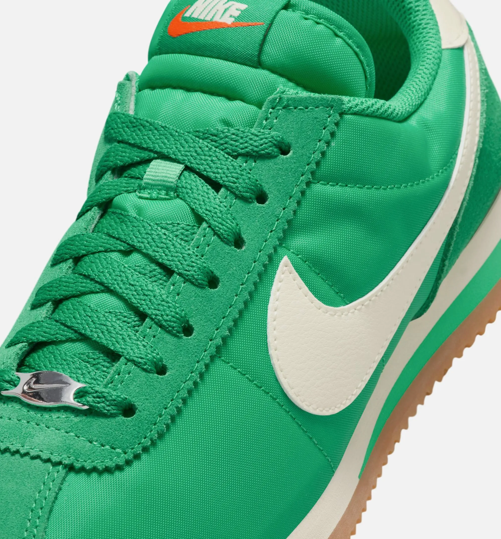 Nike Clothing Cortez Textile Womens Lifestyle Shoe - Green/Sail