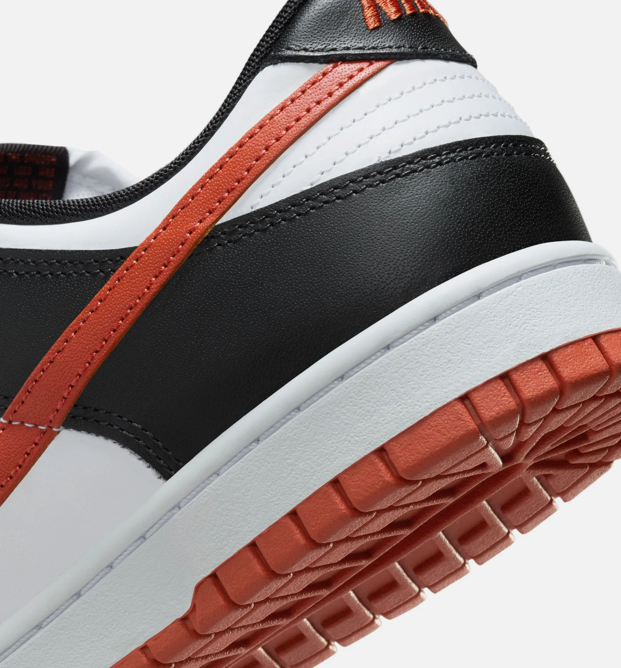 Nike Clothing Dunk Low Dragon Red Mens Lifestyle Shoe - White/Dragon Red/Black