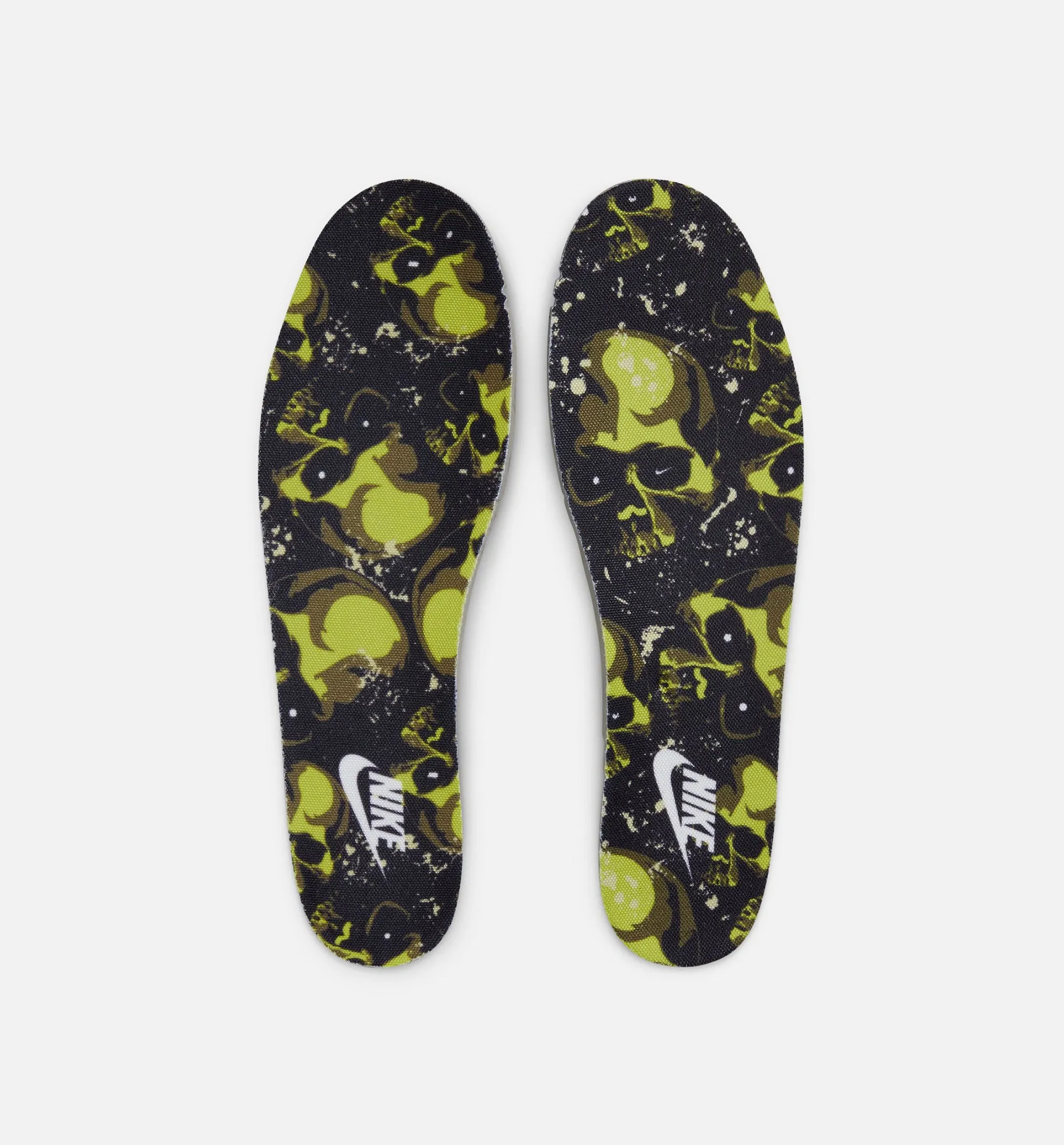 Nike Clothing Dunk Low Halloween Skull Mens Lifestyle Shoe - Bright Cactus/Black/Green Curry
