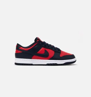 Nike Clothing Dunk Low Mens Lifestyle Shoe - University Red/White/Obsidian