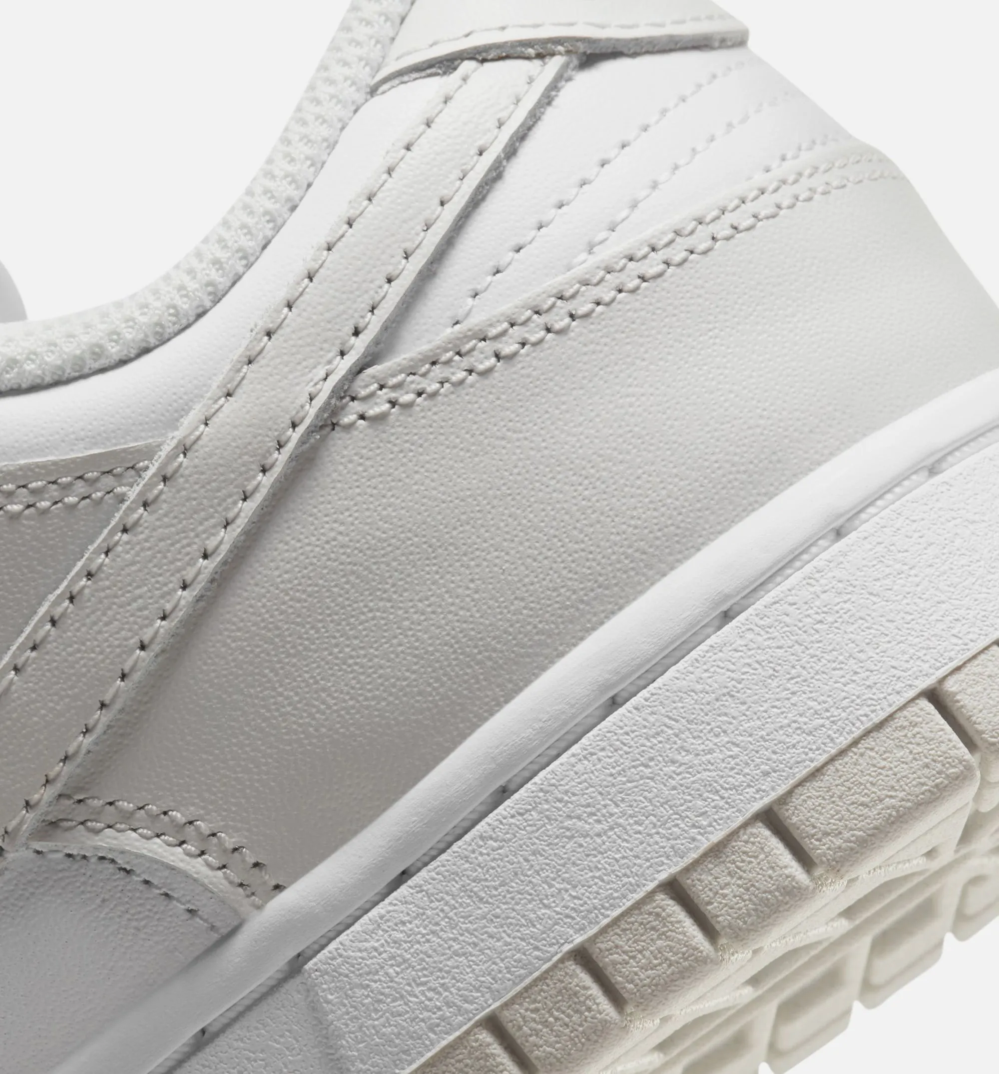 Nike Clothing Dunk Low Photon Dust Womens Lifestyle Shoe - White/Photon Dust/White