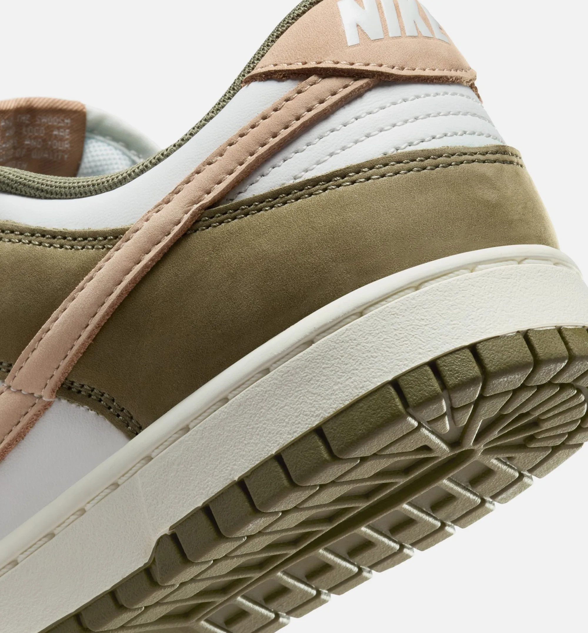 Nike Clothing Dunk Low Retro Premium Medium Olive Mens Lifestyle Shoe - Medium Olive/Hemp/Summit White/Sail