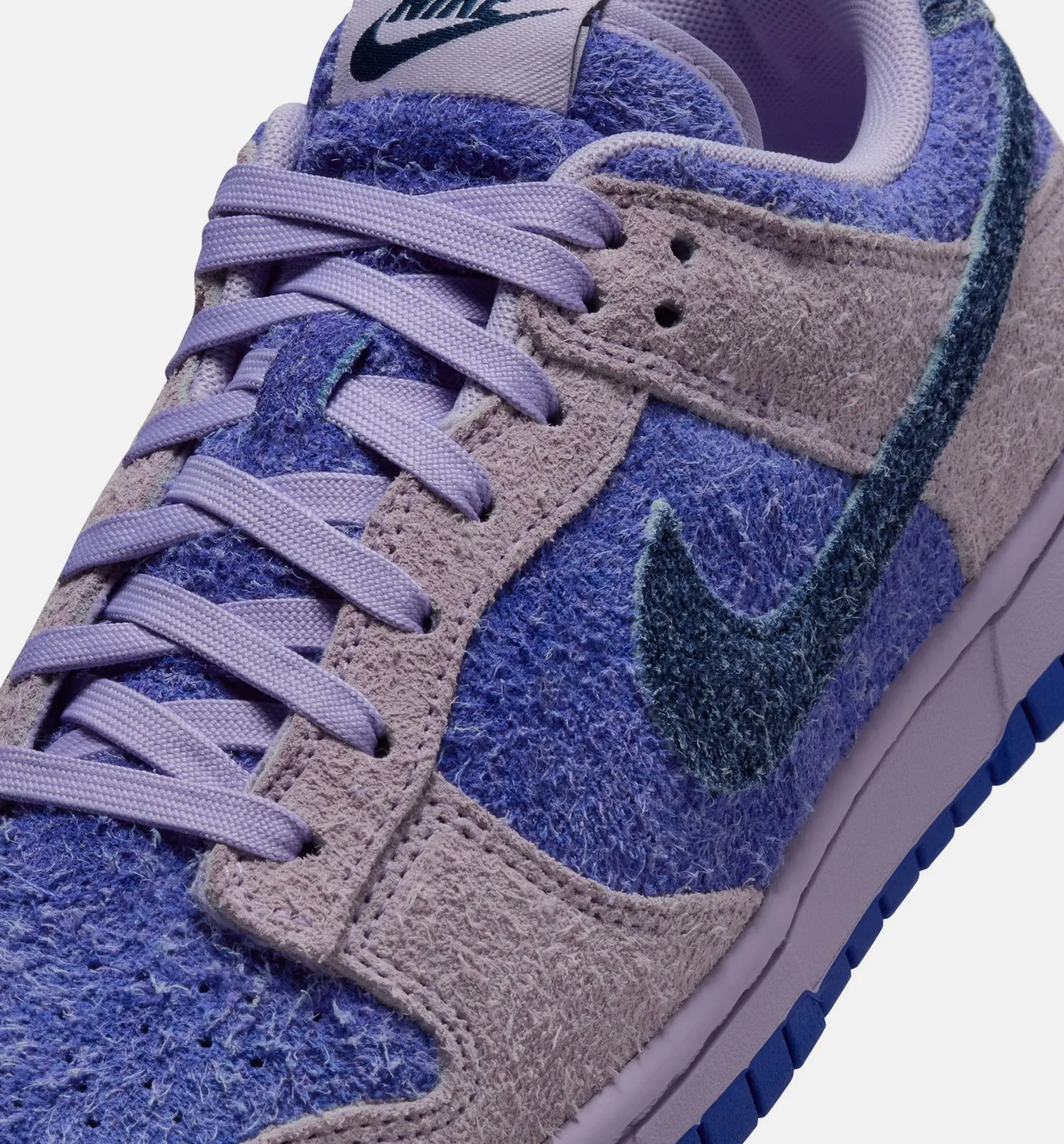 Nike Clothing Dunk Low SE Hydrangeas Womens Lifestyle Shoe - Hydrangeas/Deep Royal Blue