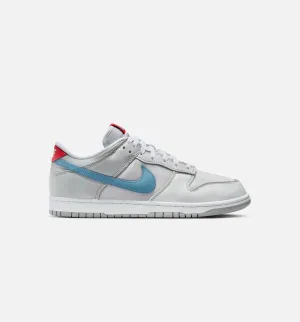Nike Clothing Dunk Low Silver Surfer Mens Lifestyle Shoe - Metallic Silver/Neutral Grey/Flat Silver/Aegean Storm