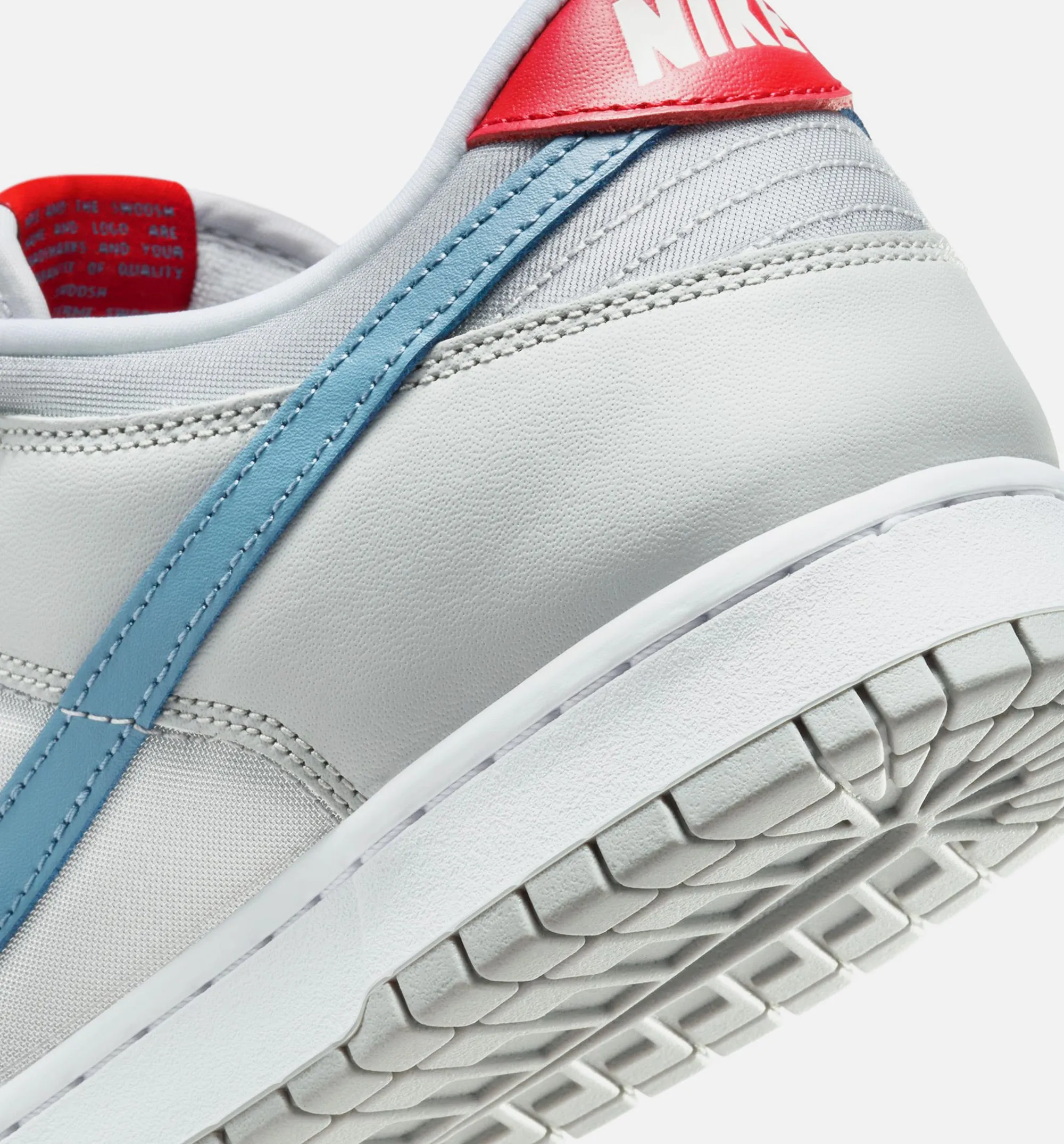 Nike Clothing Dunk Low Silver Surfer Mens Lifestyle Shoe - Metallic Silver/Neutral Grey/Flat Silver/Aegean Storm