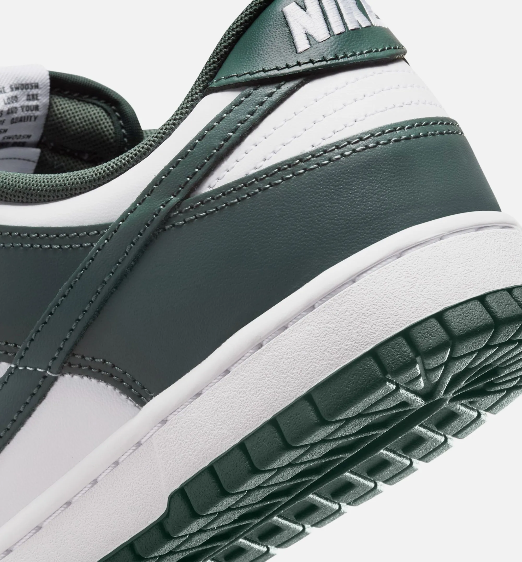 Nike Clothing Dunk Low Vintage Green Mens Lifestyle Shoe - Vintage Green/White