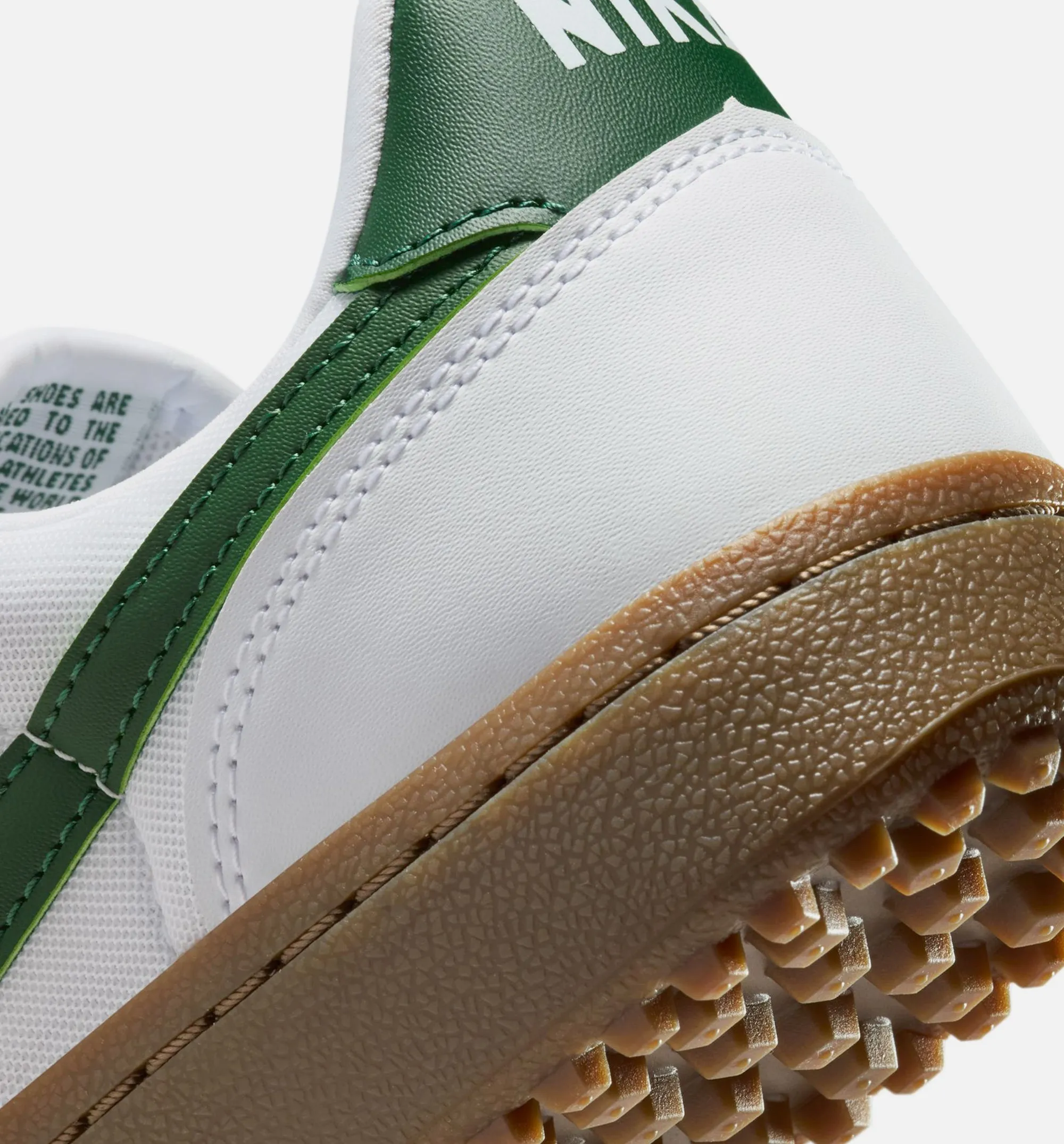 Nike Clothing Field General Womens Lifestyle Shoe - White/Gum Dark Brown/Gorge Green