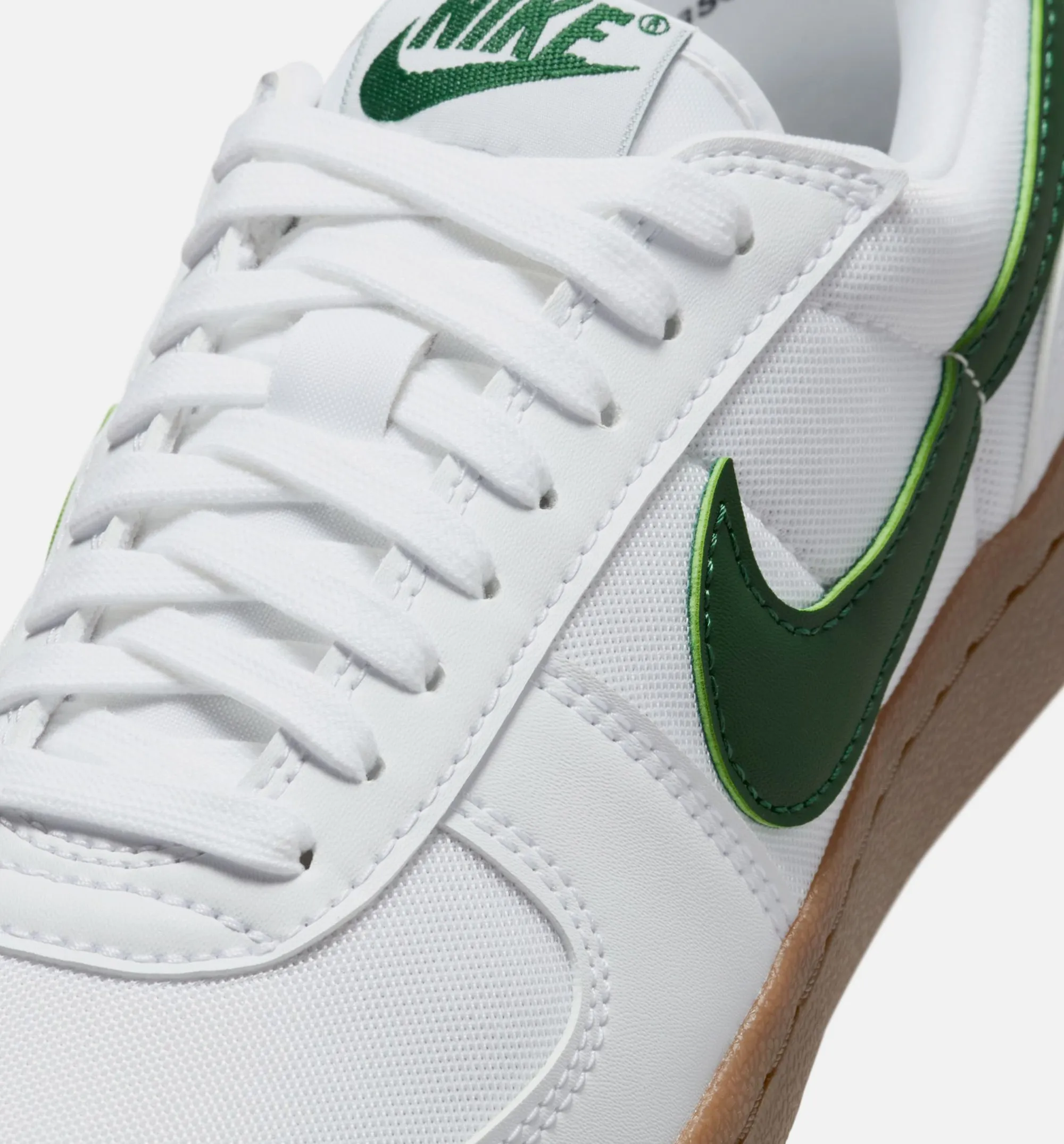 Nike Clothing Field General Womens Lifestyle Shoe - White/Gum Dark Brown/Gorge Green
