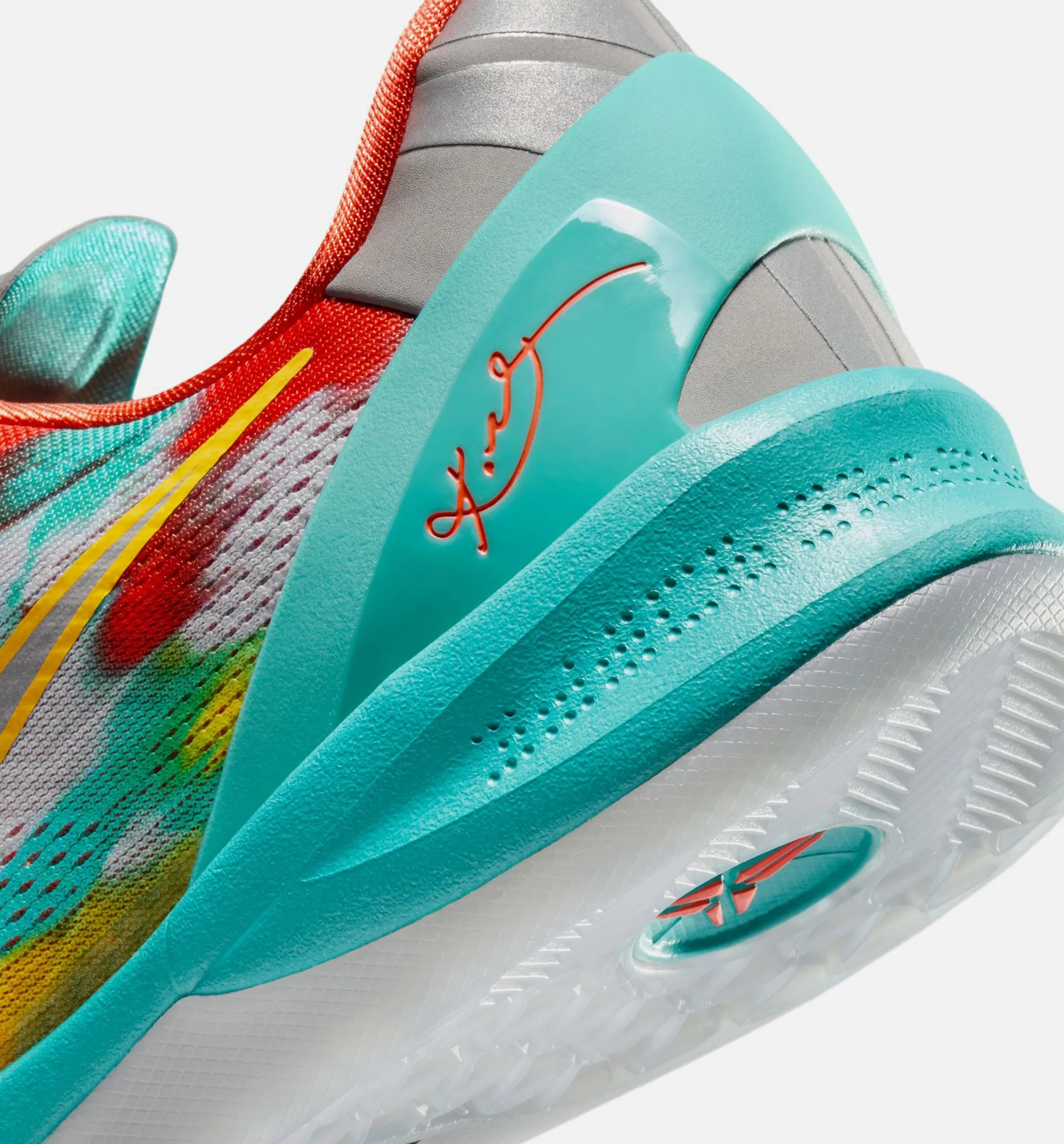 Nike Clothing Kobe 8 Protro Venice Beach Mens Lifestyle Shoe - Stadium Grey/Metallic Silver/Tour Yellow Limit One Per Customer