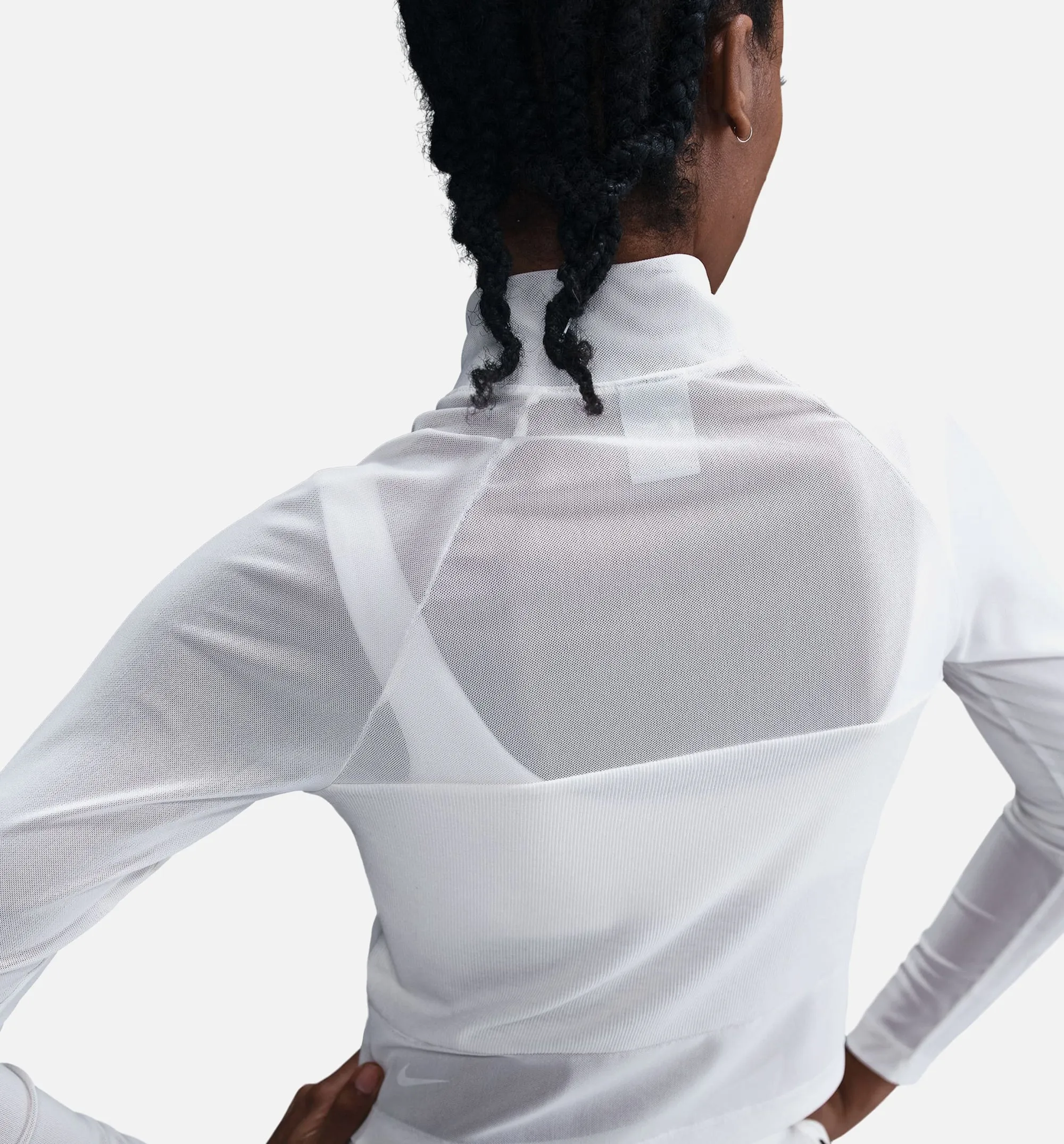Nike Clothing Kobe Cropped Womens Long Sleeve Shirt - Sail