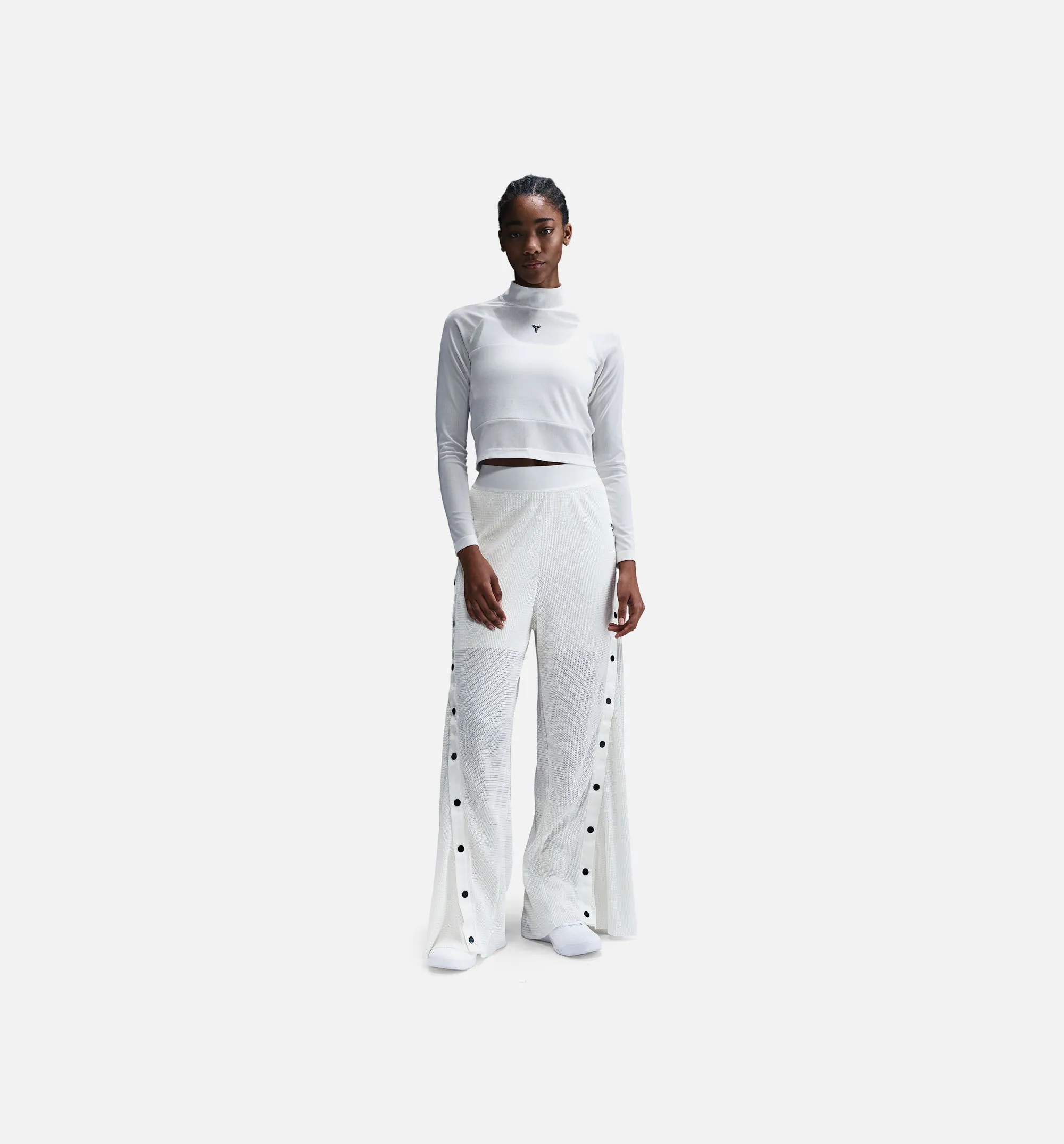 Nike Clothing Kobe Cropped Womens Long Sleeve Shirt - Sail