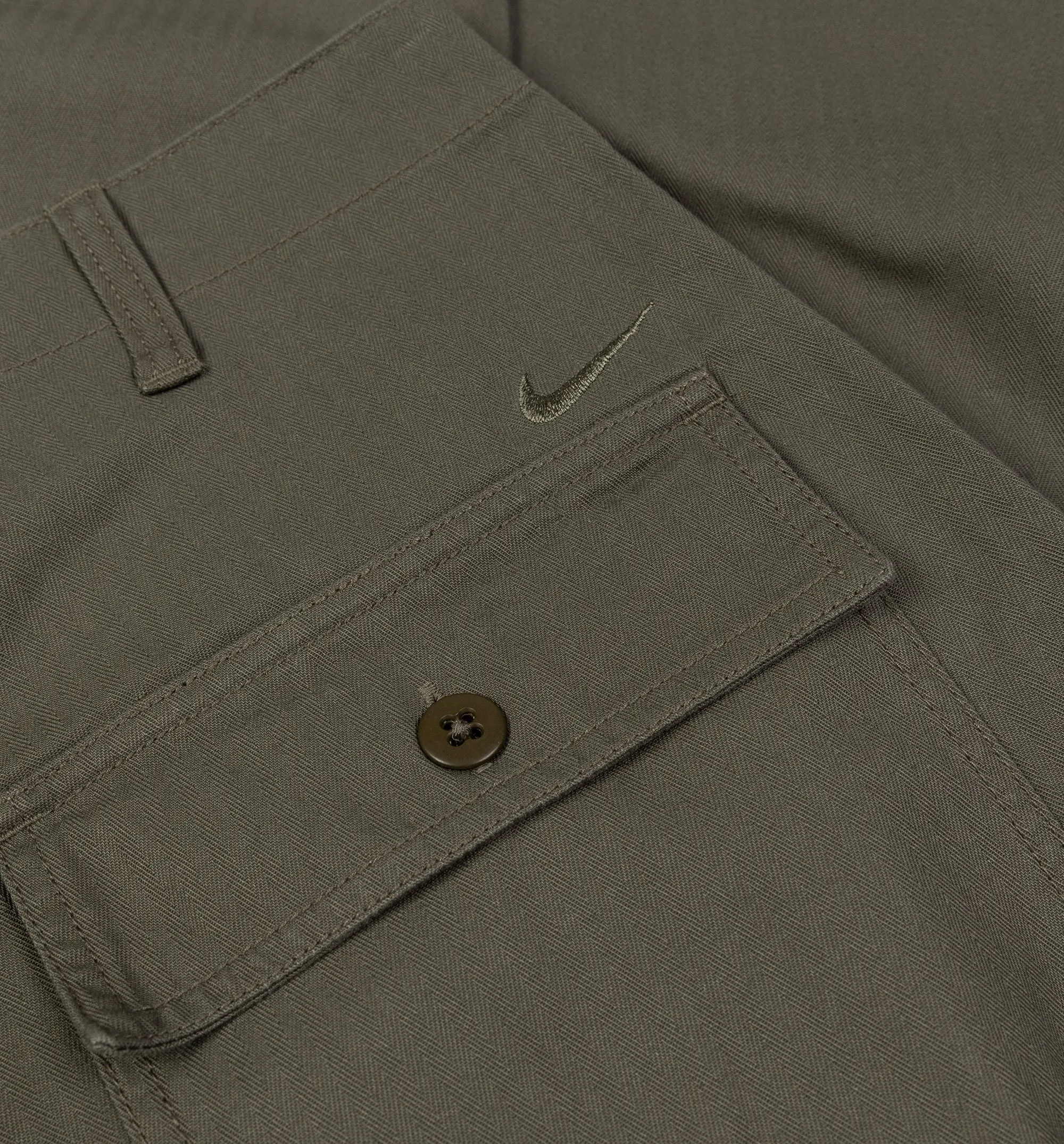 Nike Clothing Life Fatigue Trousers Mens Pant - Medium Olive