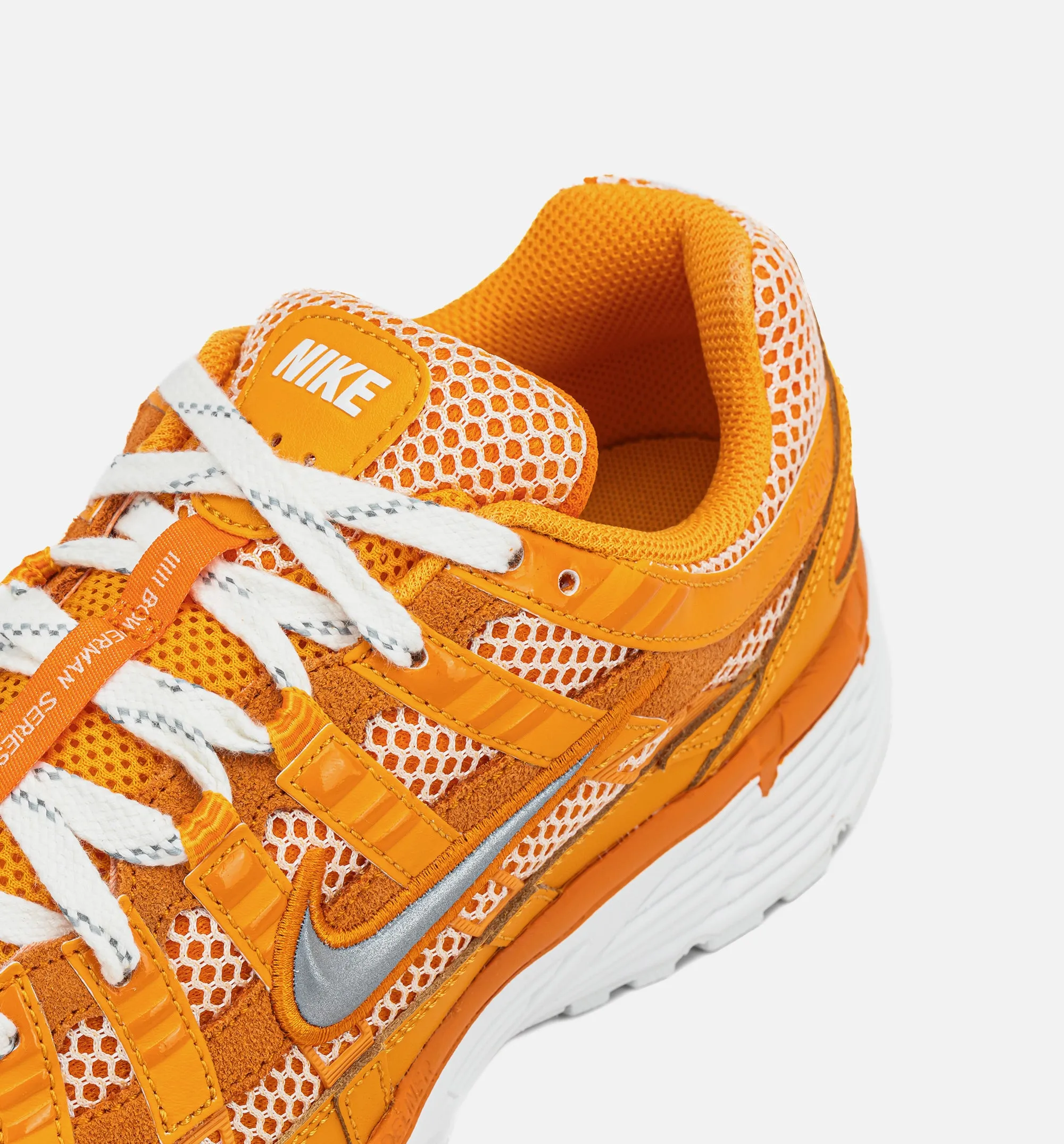 Nike Clothing P 6000 Premium Mens Lifestyle Shoe - Kumquat/Metallic Silver/Magma Orange