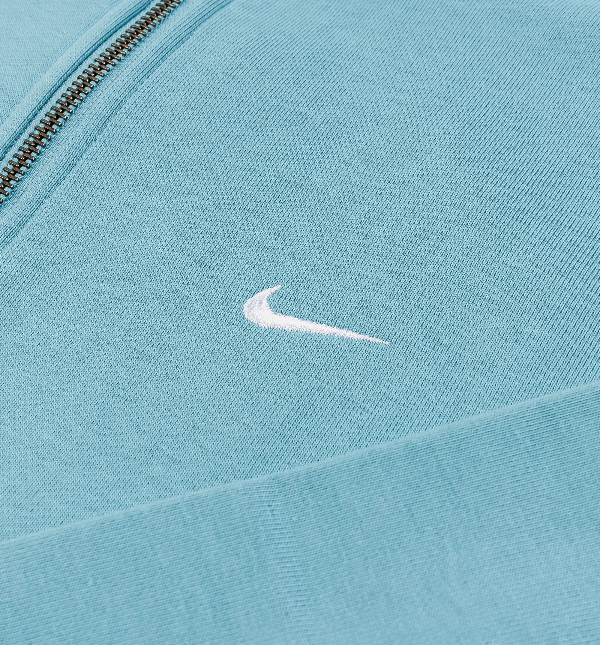 Nike Clothing Solo Swoosh Quarter Zip Mens Jacket - Blue