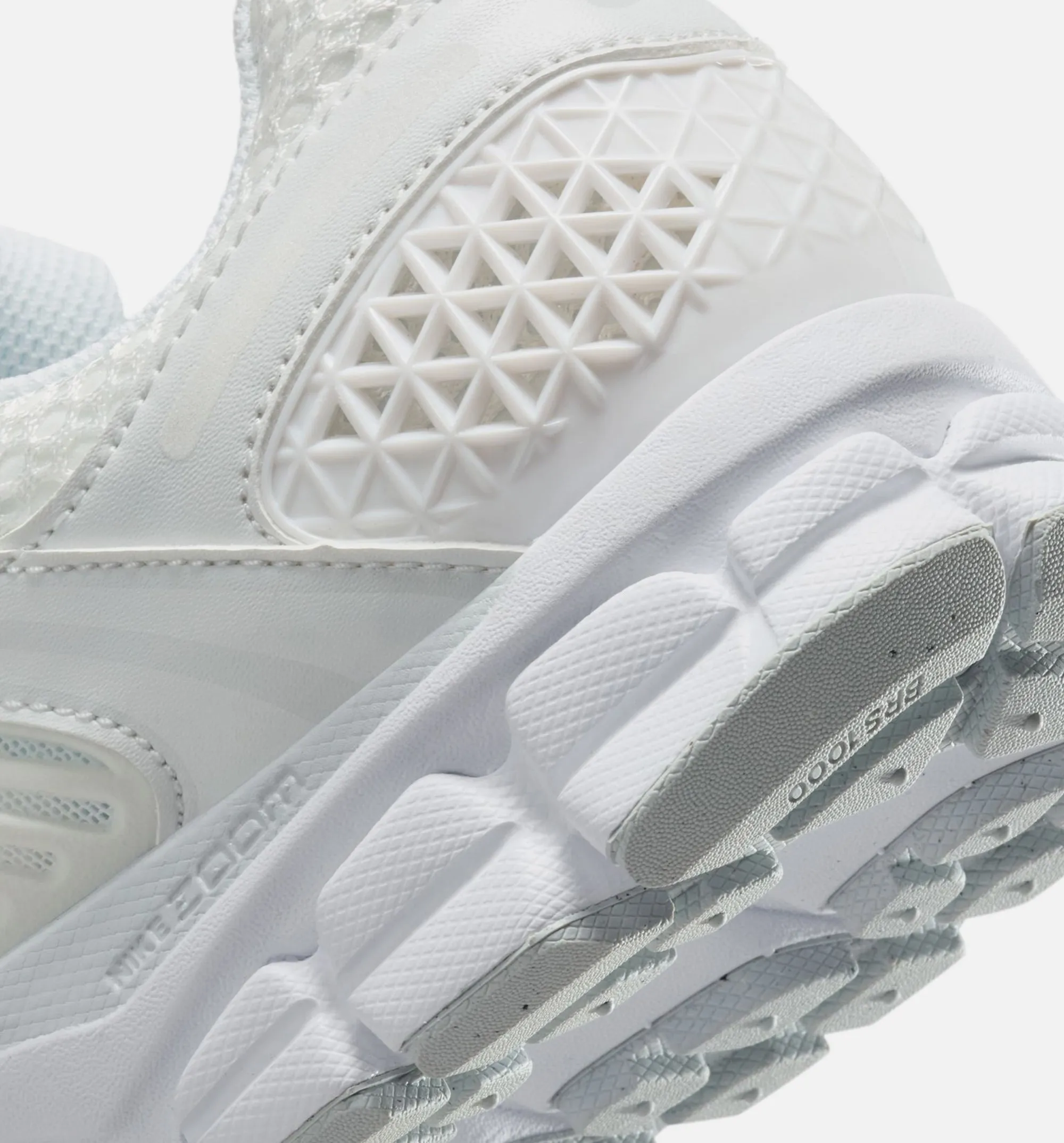 Nike Clothing Zoom Vomero 5 Womens Lifestyle Shoe - White/Metallic Silver/Summit White